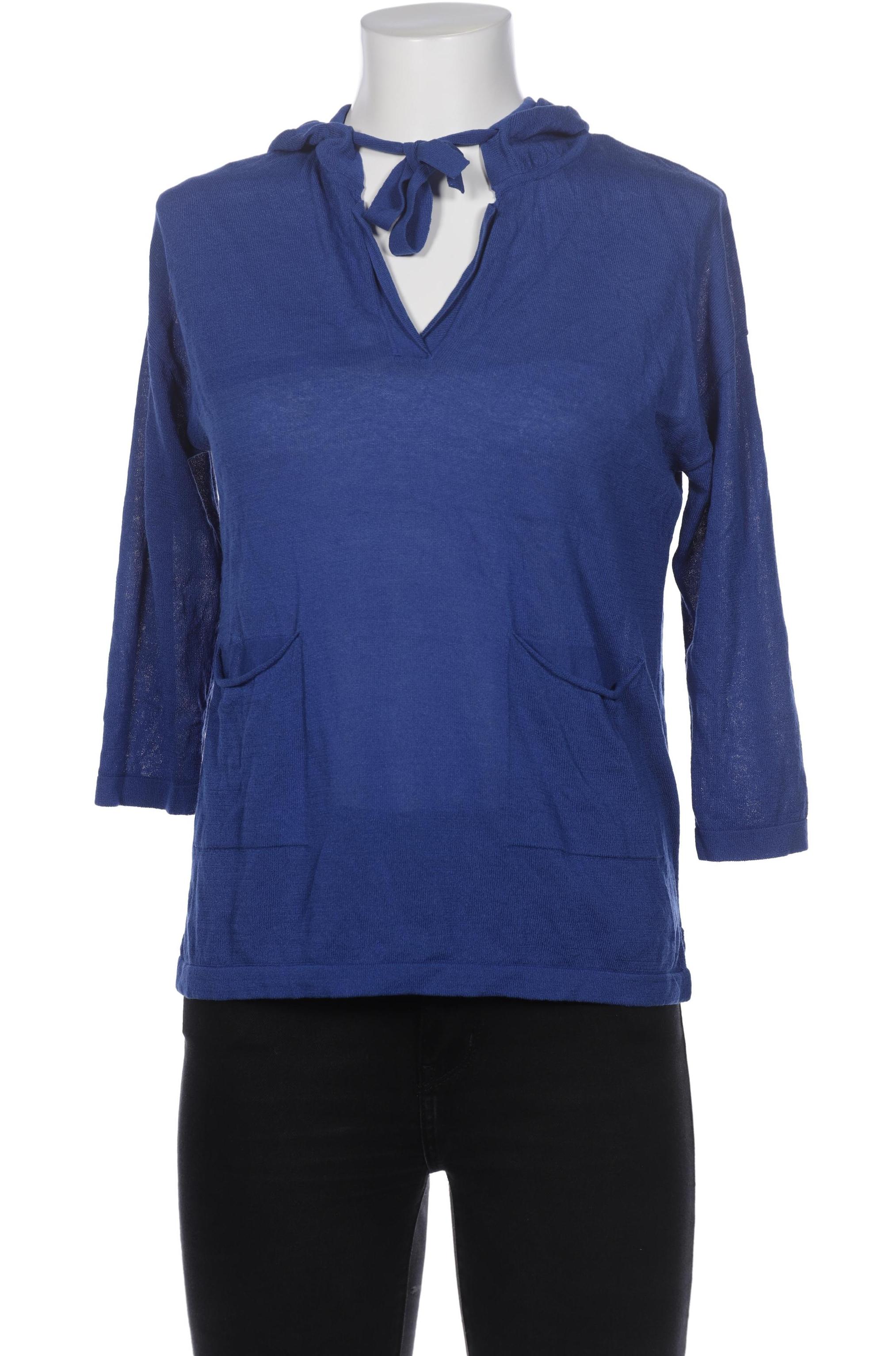 

Oui Damen Kapuzenpullover, blau, Gr. 38