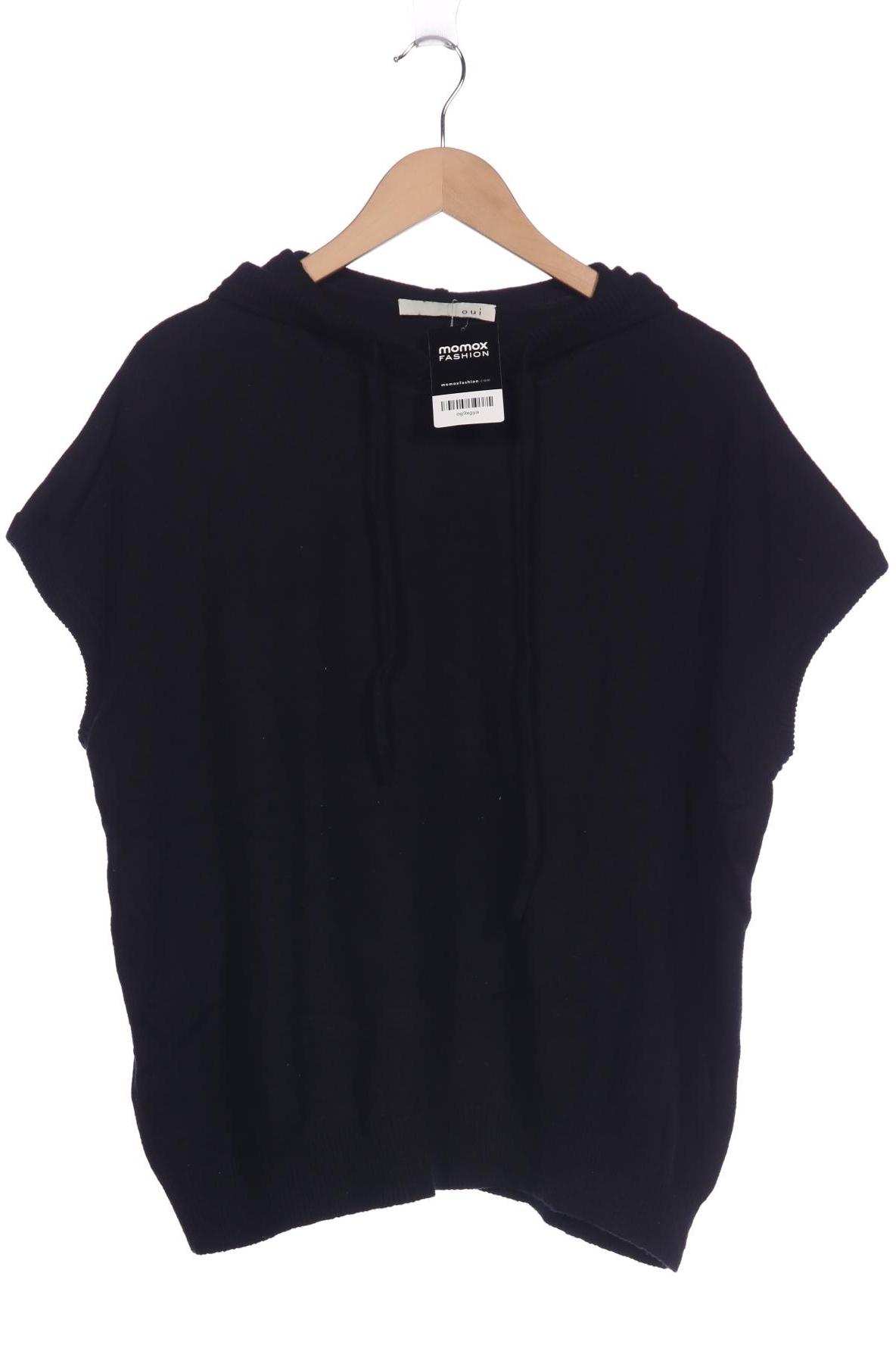 

Oui Damen Kapuzenpullover, schwarz, Gr. 42