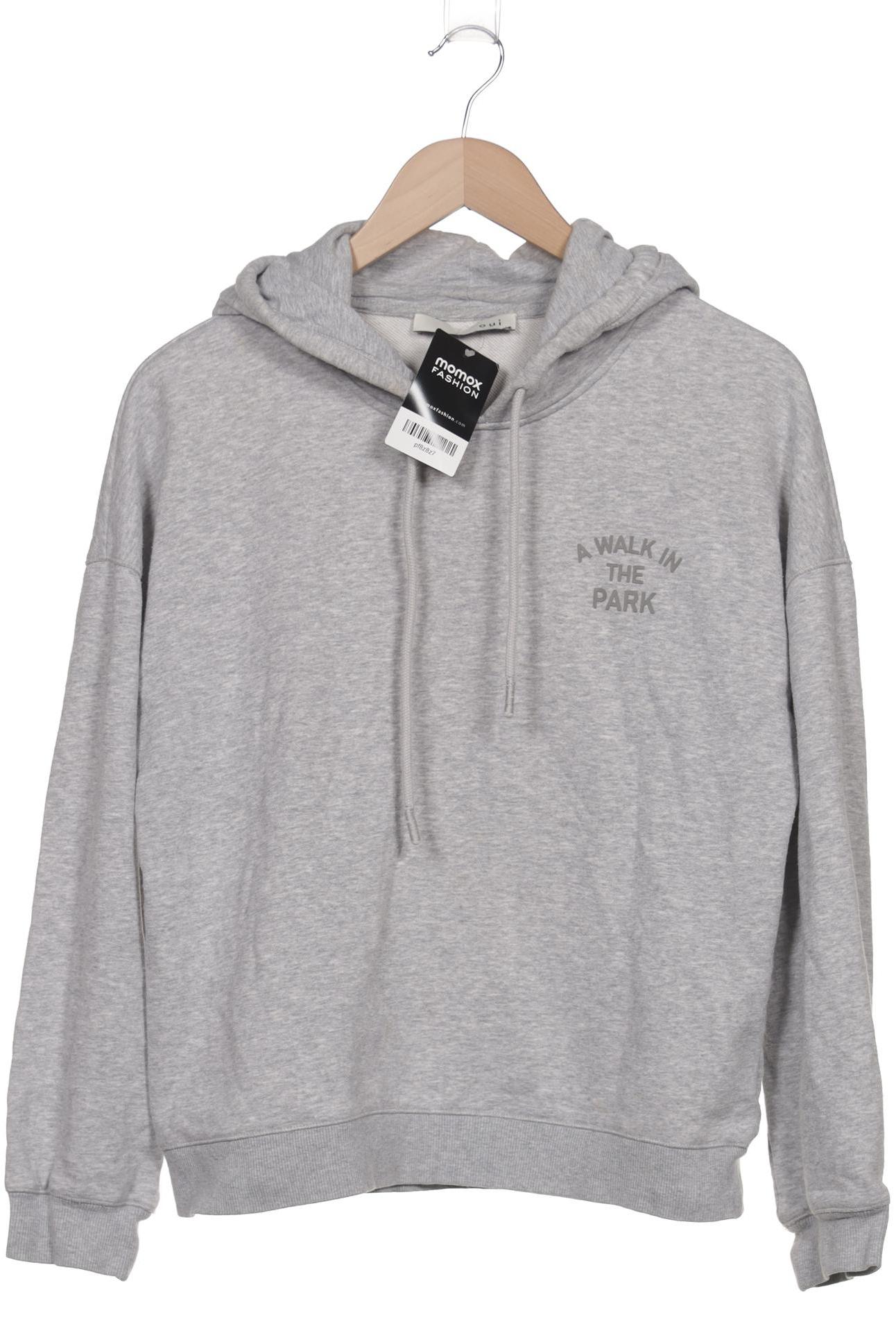 

Oui Damen Kapuzenpullover, grau, Gr. 38
