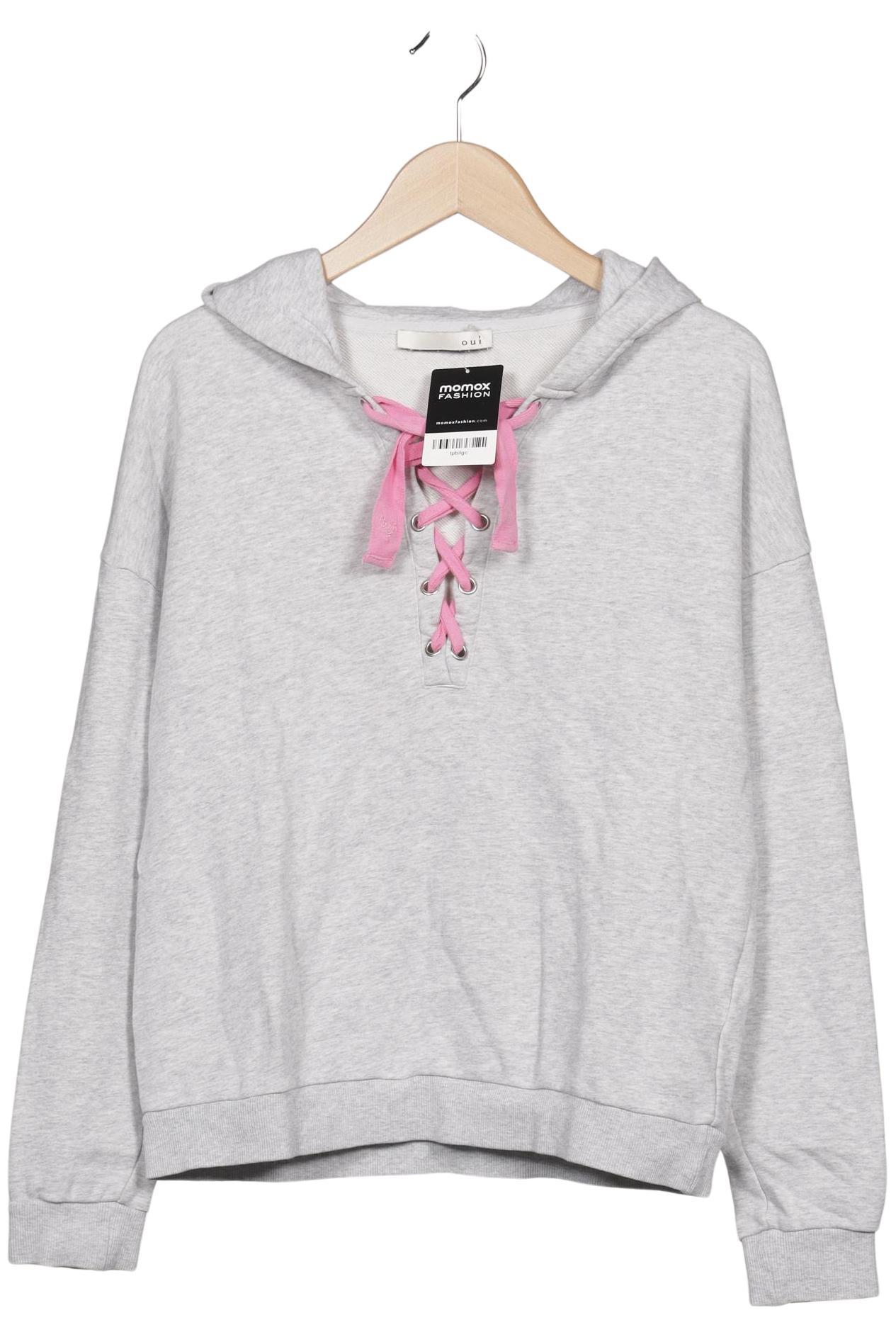 

Oui Damen Kapuzenpullover, grau, Gr. 38