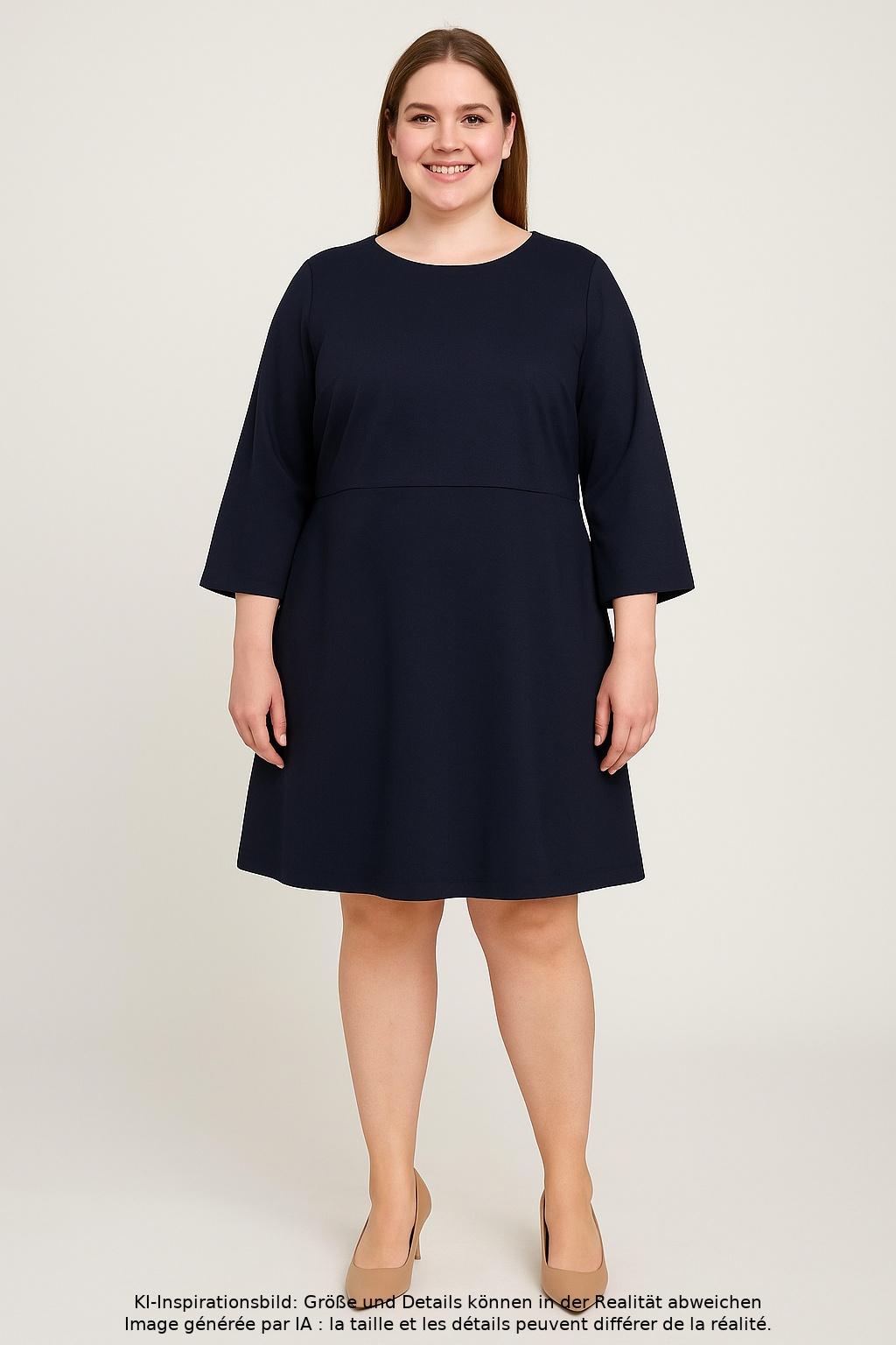

Oui Damen Kleid, marineblau, Gr. 46