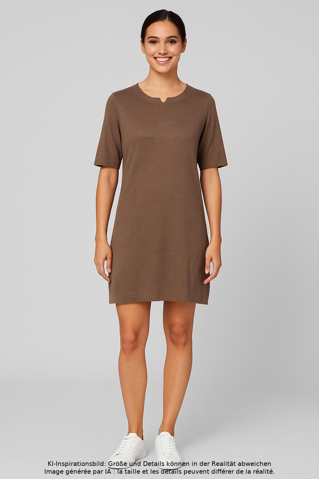 

Oui Damen Kleid, braun, Gr. 36