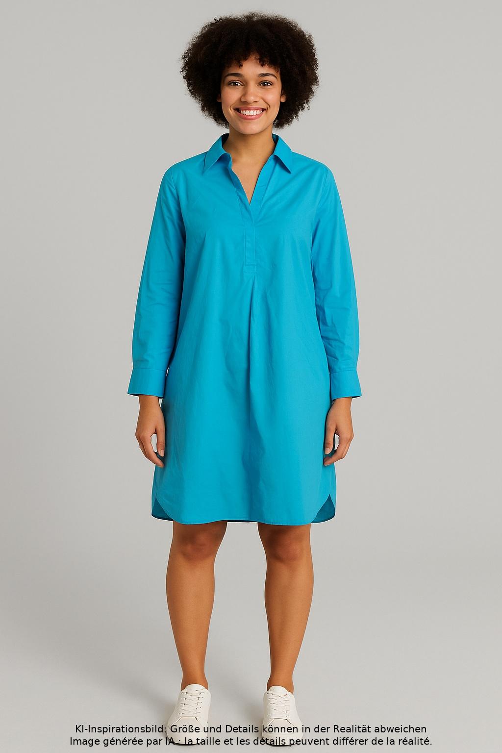 

Oui Damen Kleid, hellblau, Gr. 42