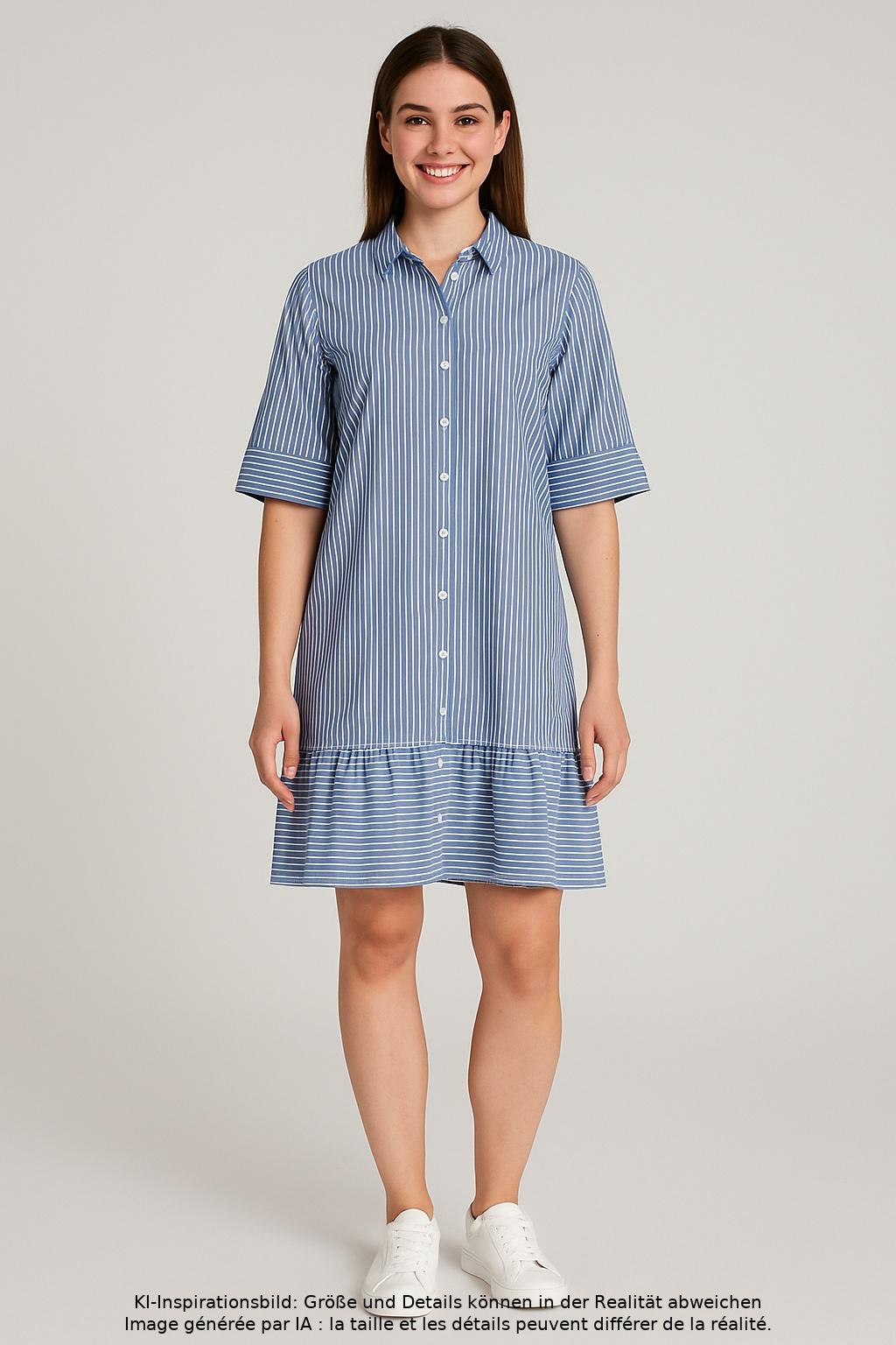 

Oui Damen Kleid, blau, Gr. 40