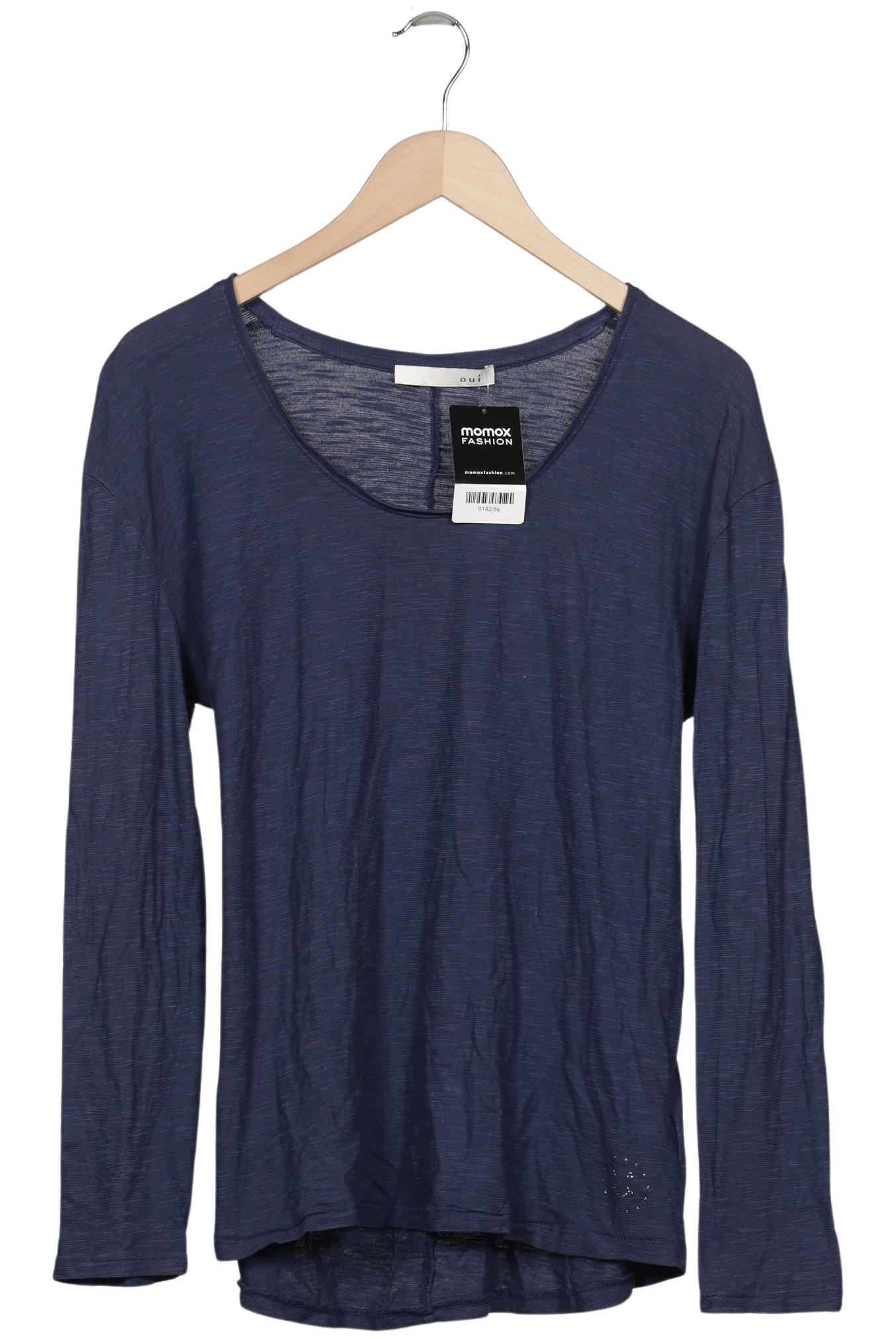 

Oui Damen Langarmshirt, marineblau, Gr. 40