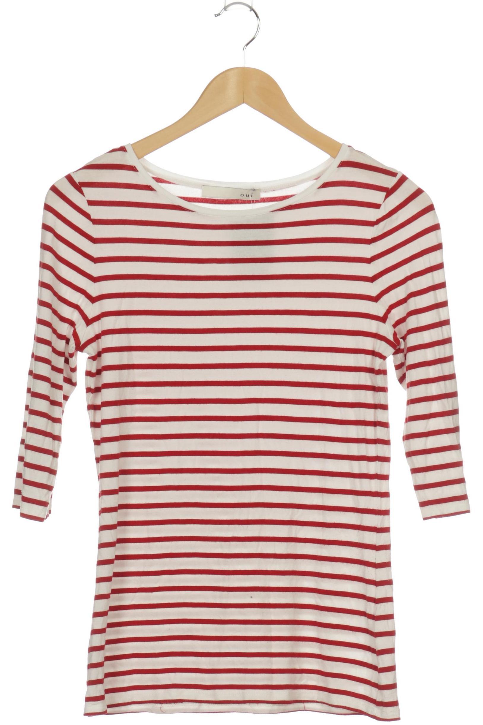 

Oui Damen Langarmshirt, rot, Gr.