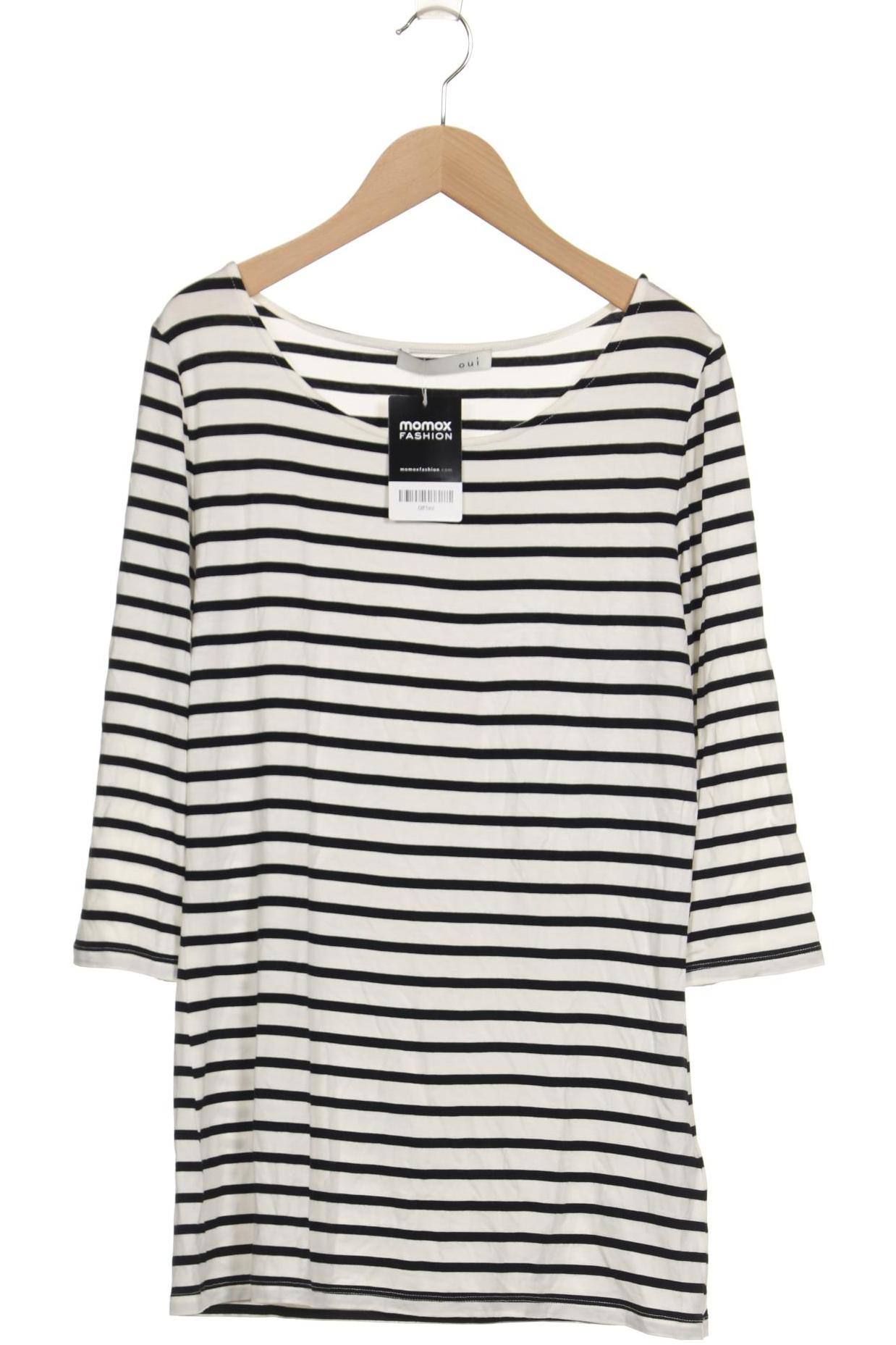 

Oui Damen Langarmshirt, weiß, Gr. 38