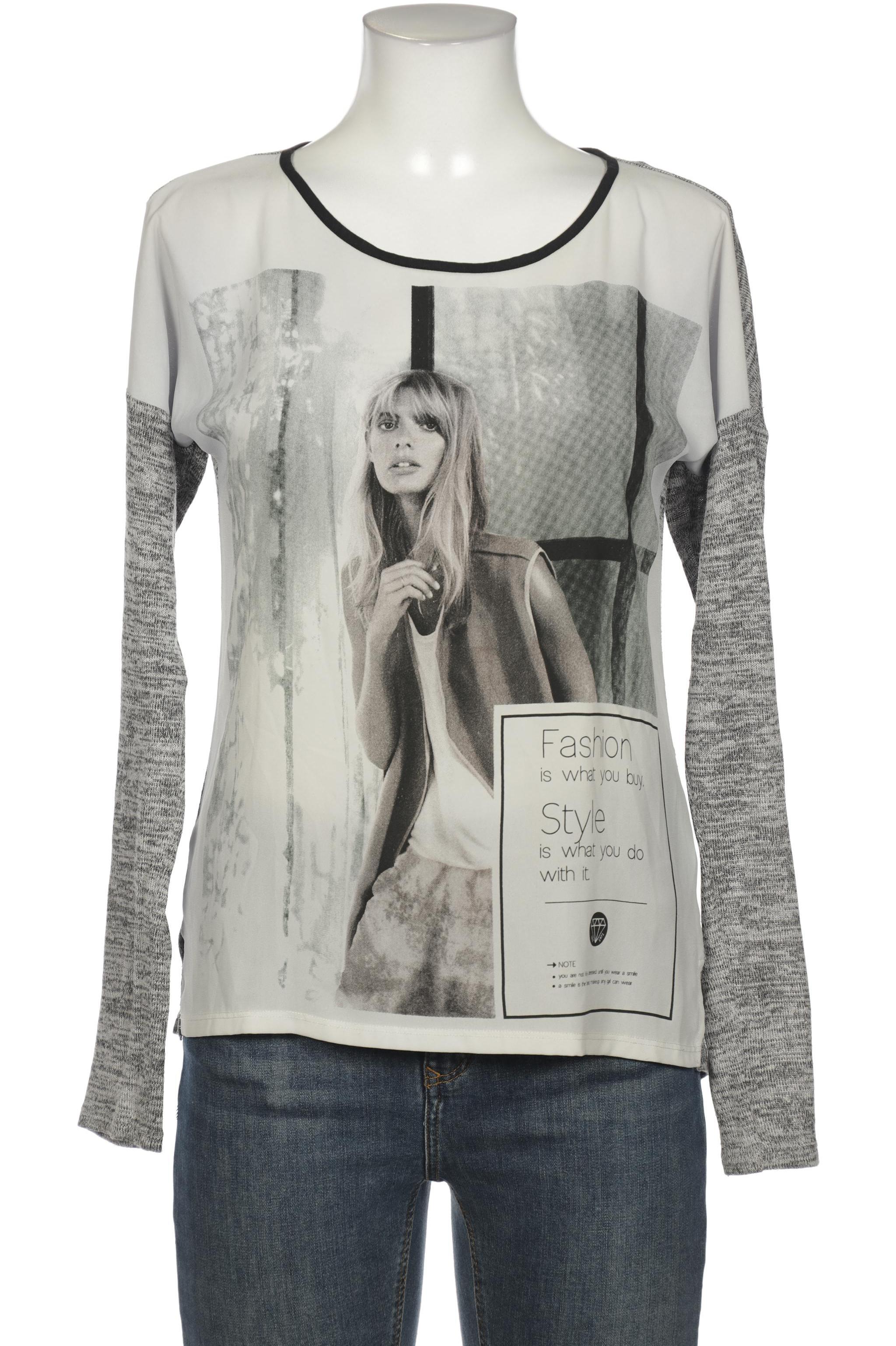 

Oui Damen Langarmshirt, grau