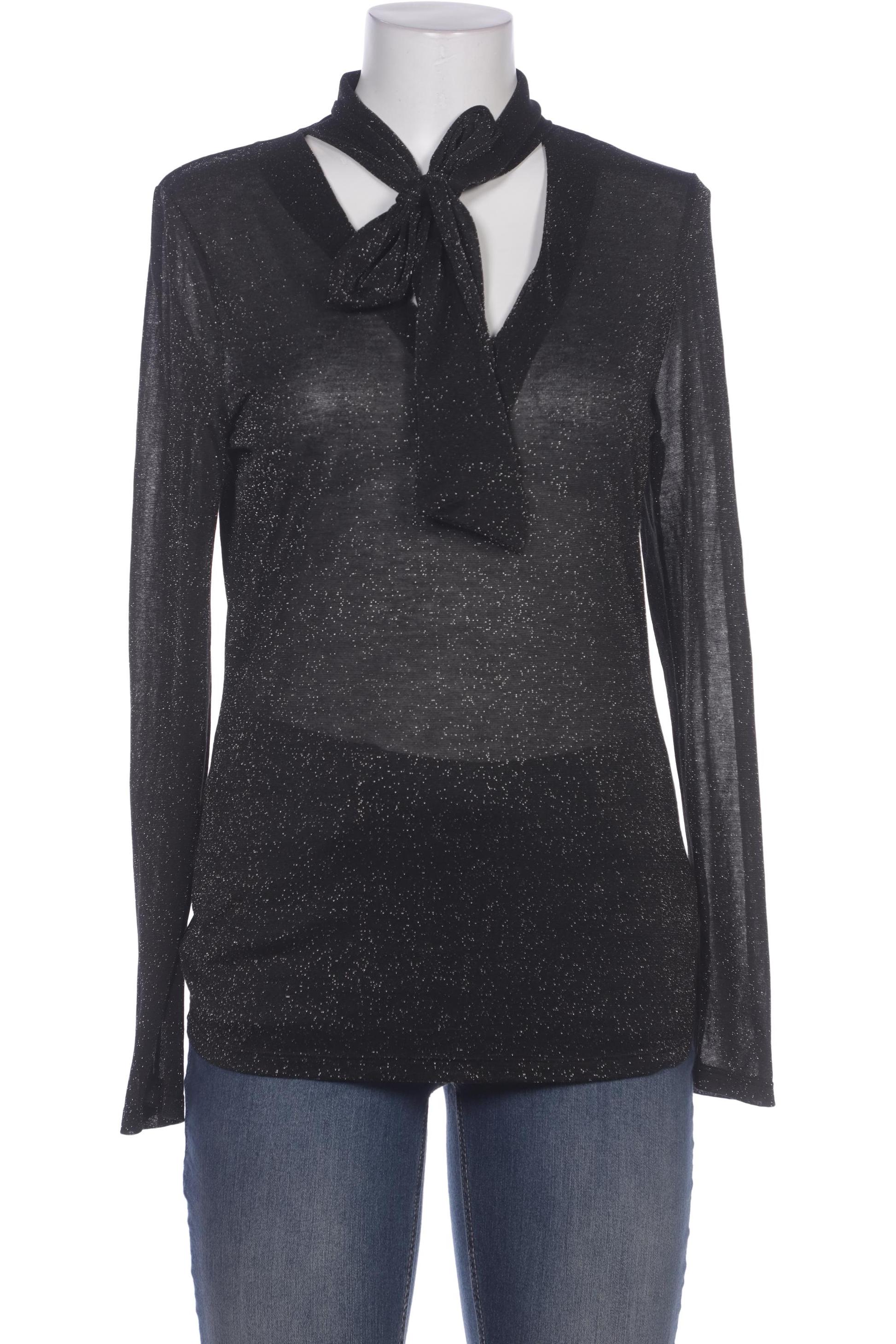

Oui Damen Langarmshirt, schwarz, Gr. 40