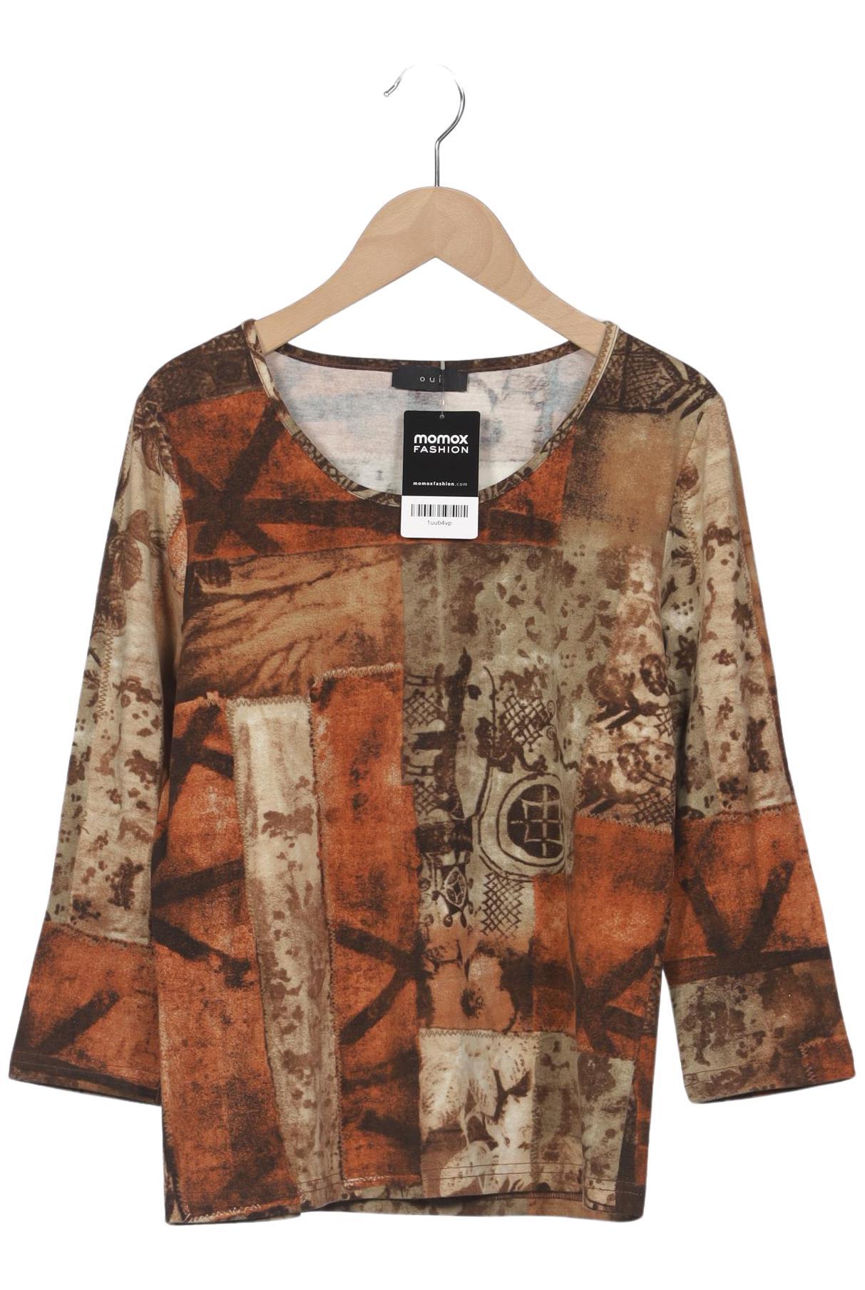 

Oui Damen Langarmshirt, mehrfarbig, Gr. 40