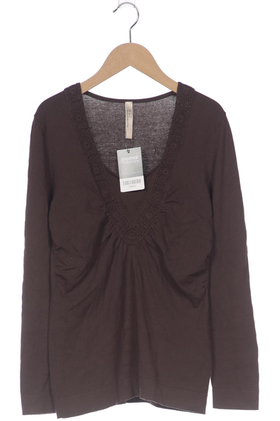 

Oui Damen Langarmshirt, braun, Gr. 38