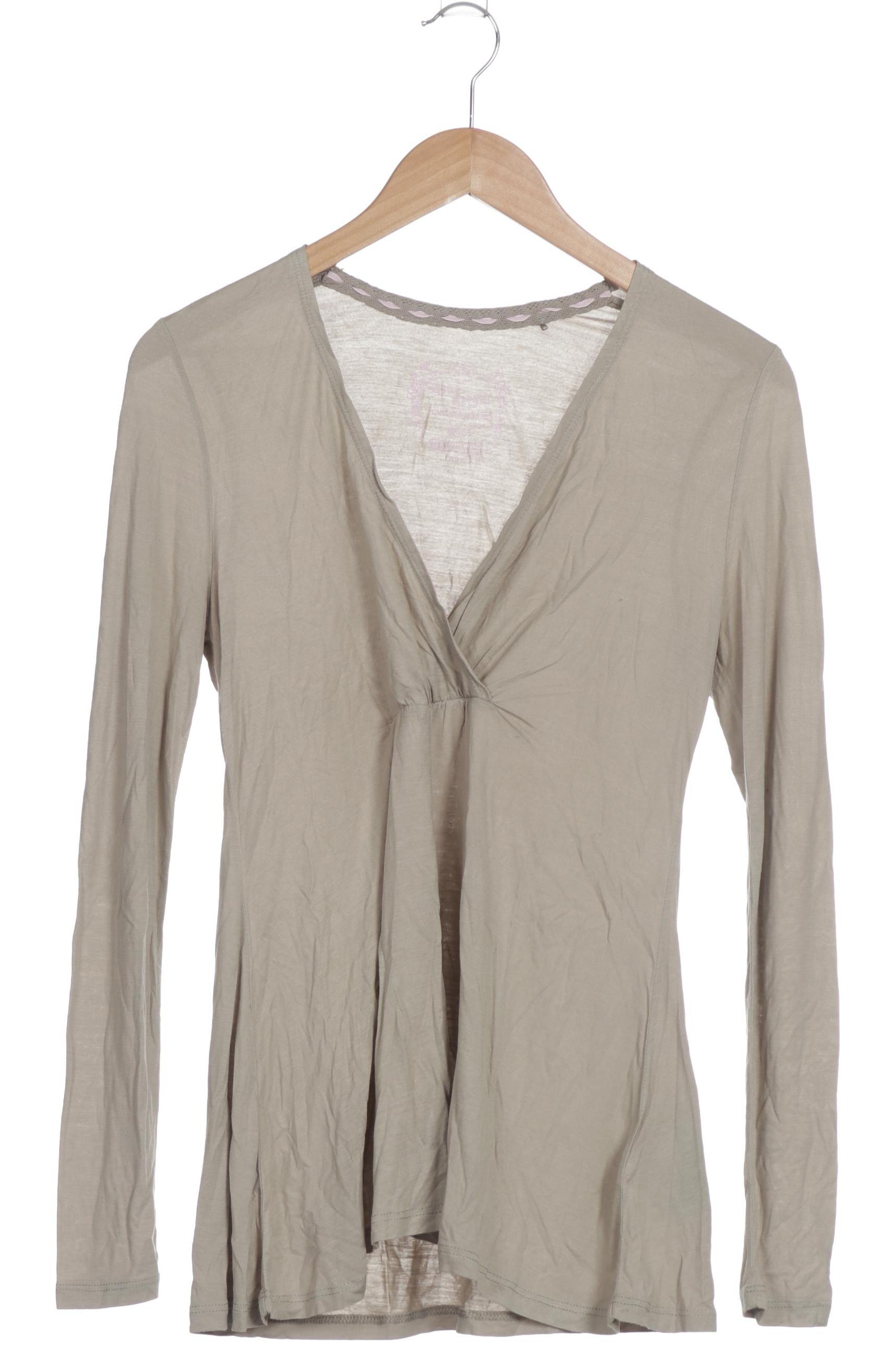 

Oui Damen Langarmshirt, beige, Gr. 40