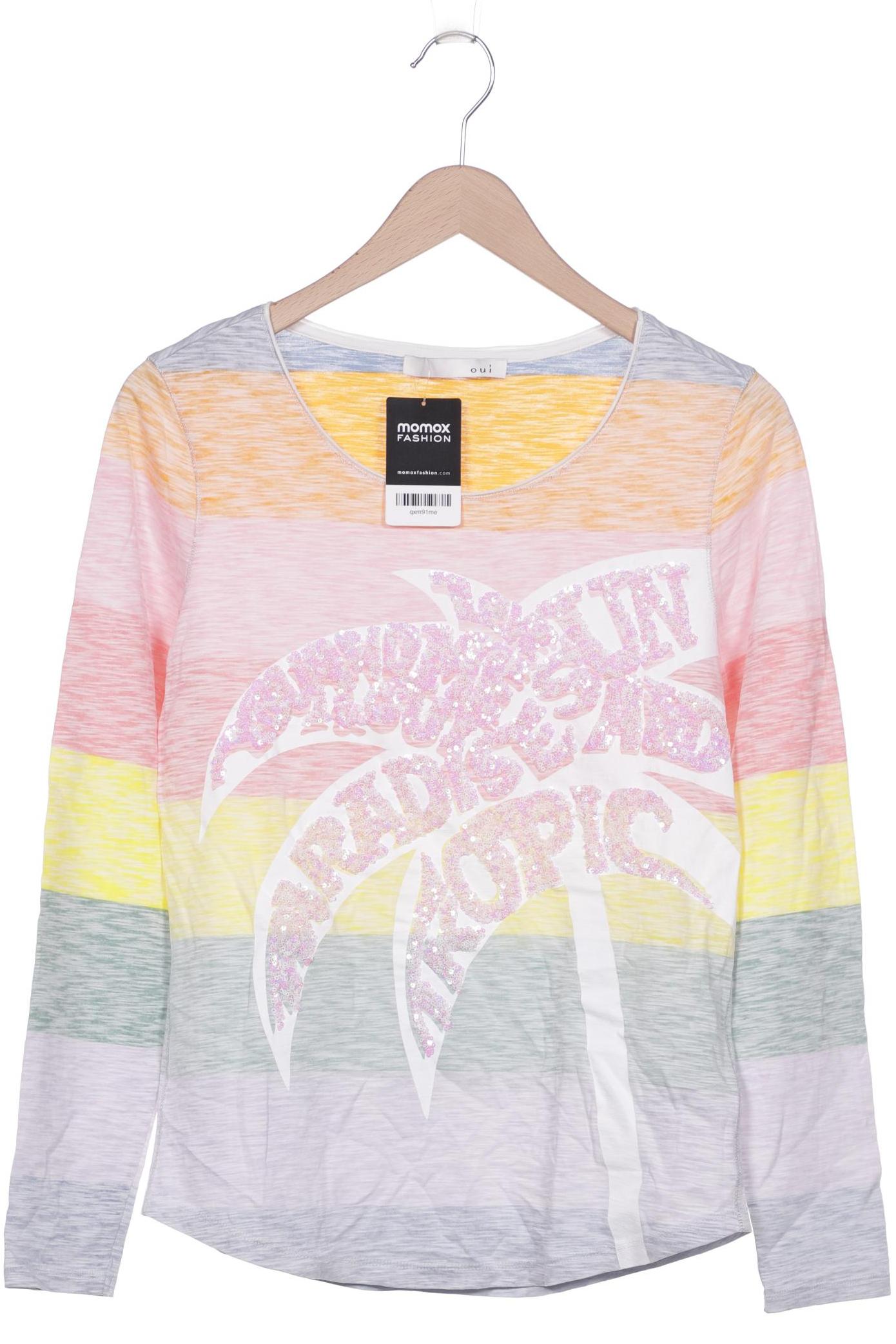 

Oui Damen Langarmshirt, mehrfarbig, Gr. 36