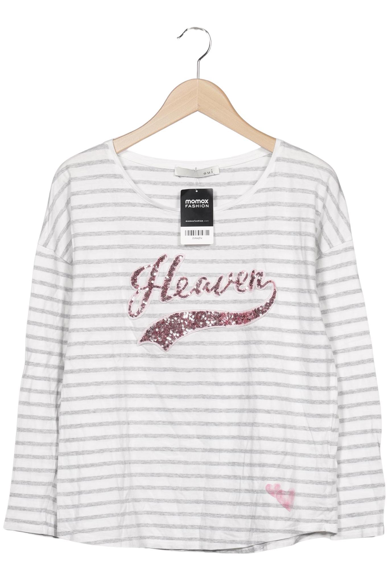 

Oui Damen Langarmshirt, mehrfarbig, Gr. 40