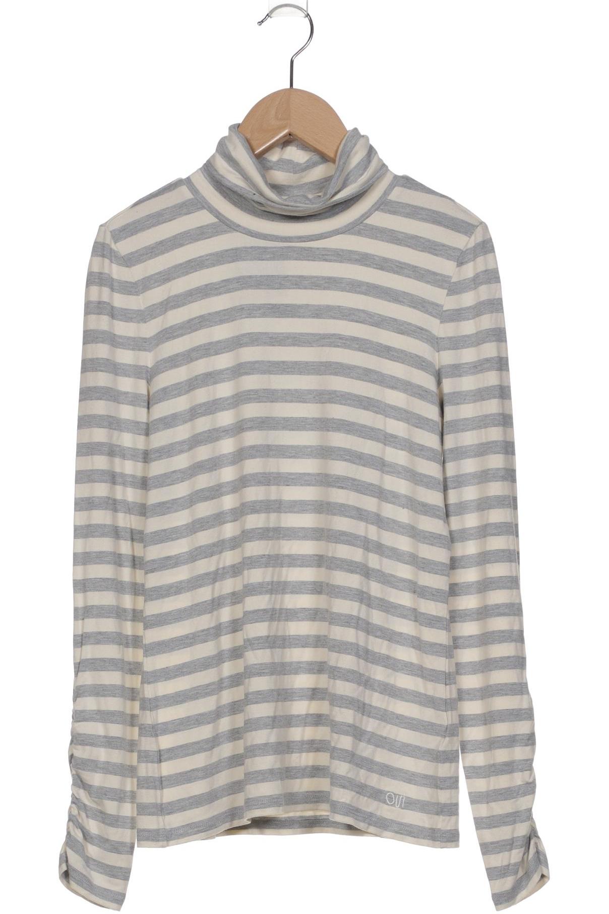 

Oui Damen Langarmshirt, grau, Gr. 36