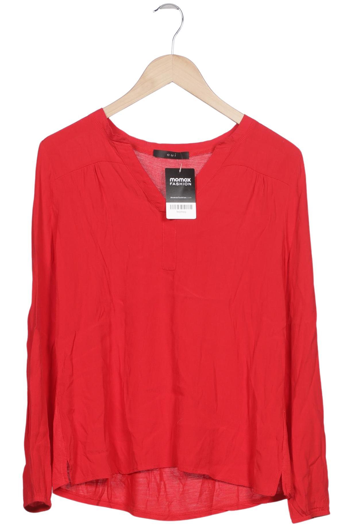 

Oui Damen Langarmshirt, rot, Gr. 38