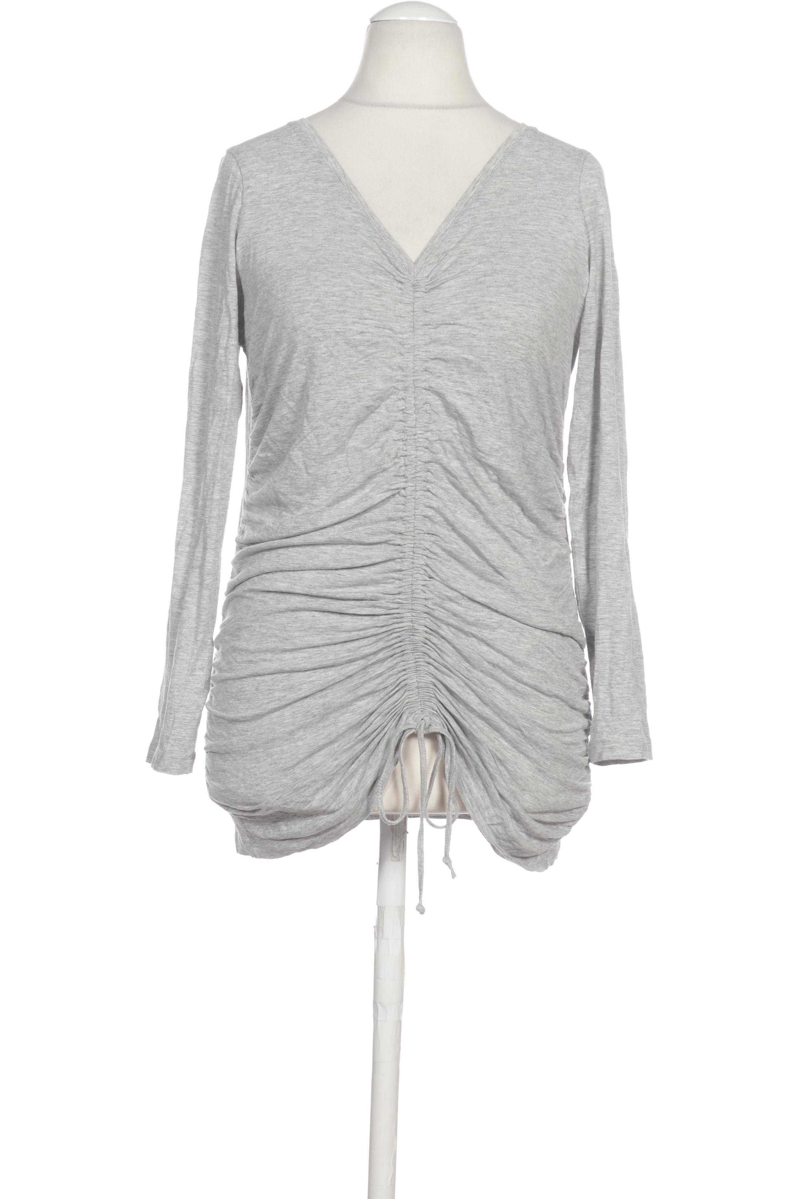 

Oui Damen Langarmshirt, grau, Gr. 40