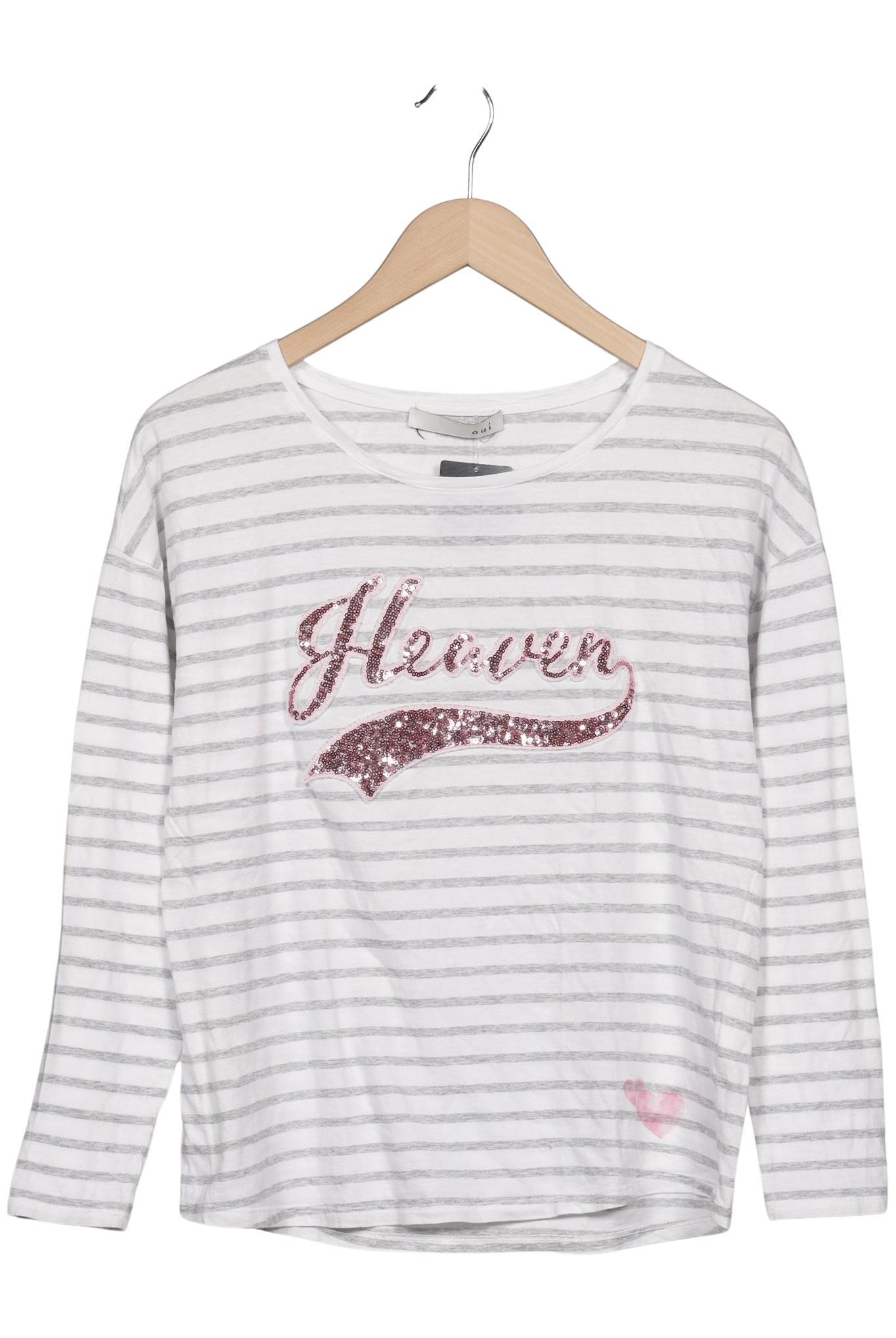 

Oui Damen Langarmshirt, mehrfarbig, Gr. 38