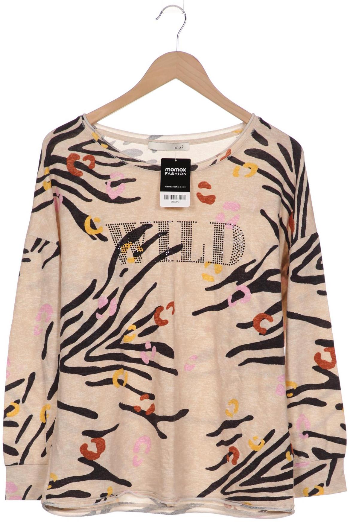 

Oui Damen Langarmshirt, beige, Gr. 40