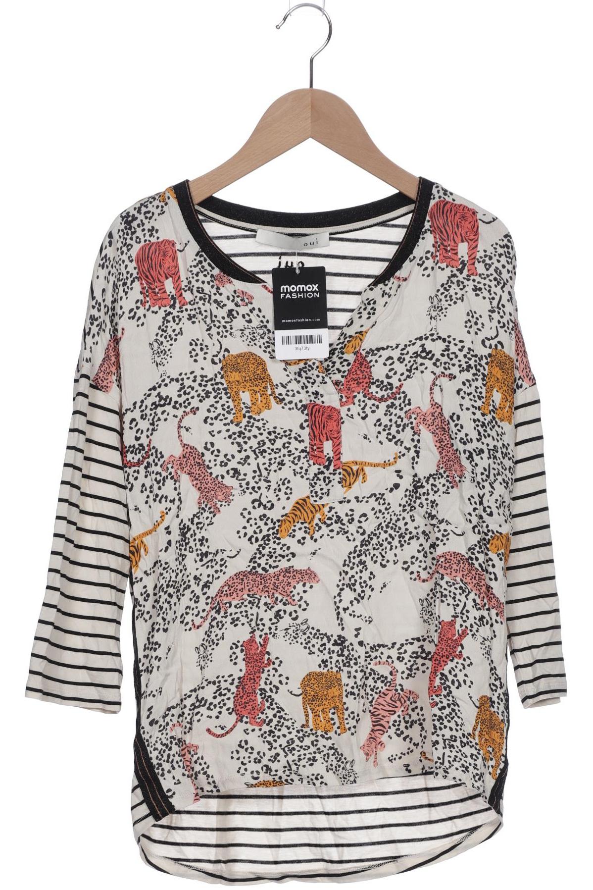 

Oui Damen Langarmshirt, cremeweiß