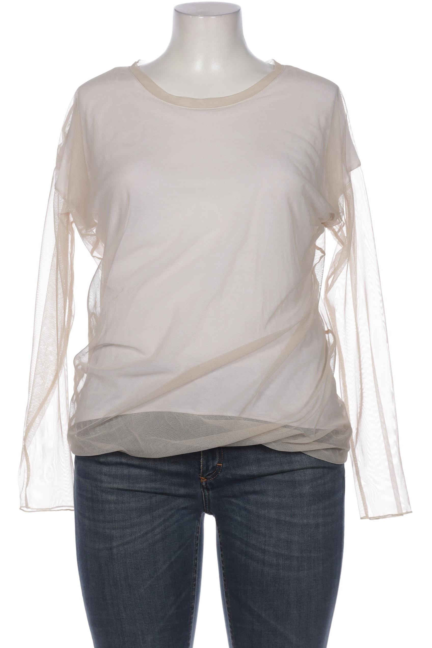 

Oui Damen Langarmshirt, beige, Gr. 44