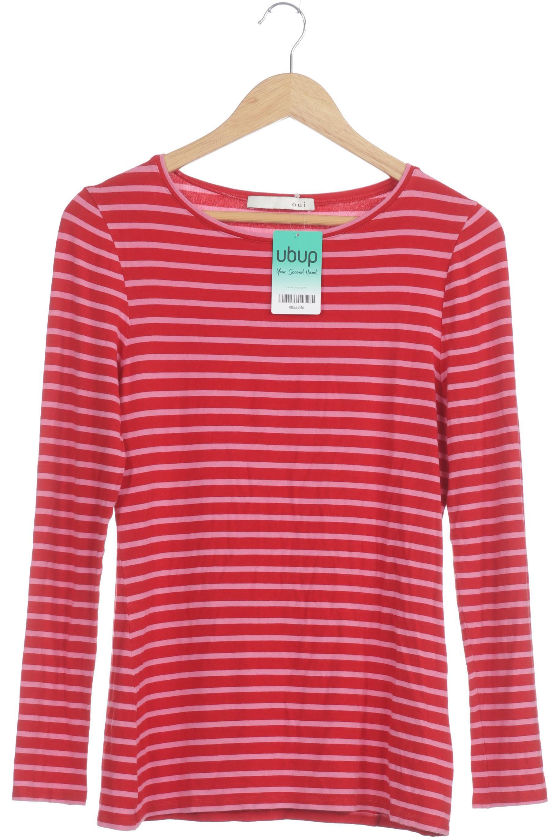 

Oui Damen Langarmshirt, rot, Gr. 40