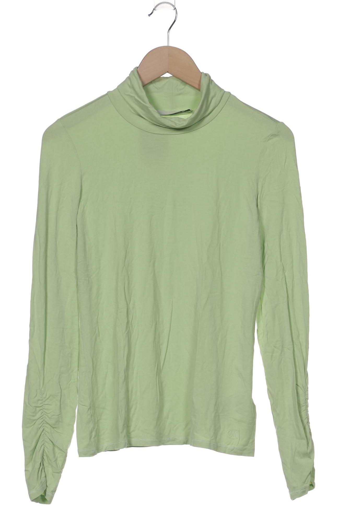 

Oui Damen Langarmshirt, hellgrün, Gr. 34