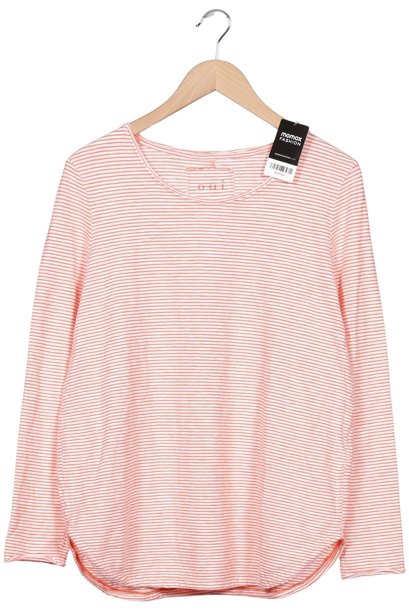 

Oui Damen Langarmshirt, orange, Gr. 42