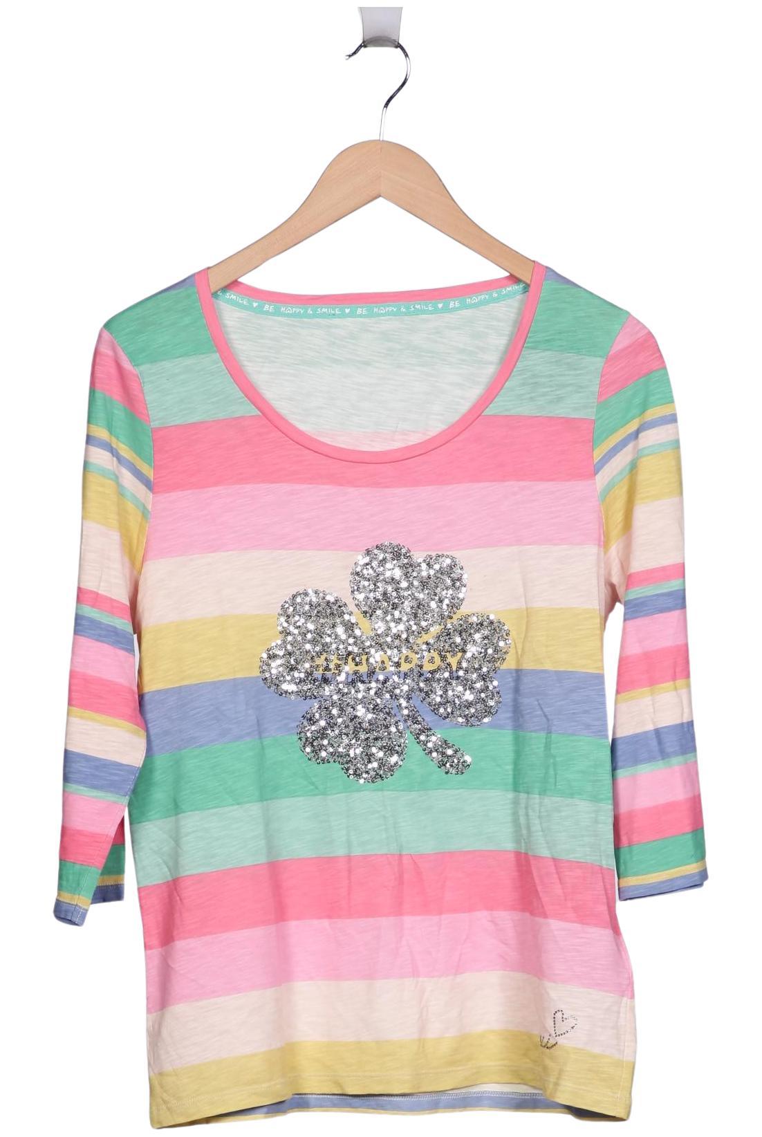 

Oui Damen Langarmshirt, mehrfarbig, Gr. 42