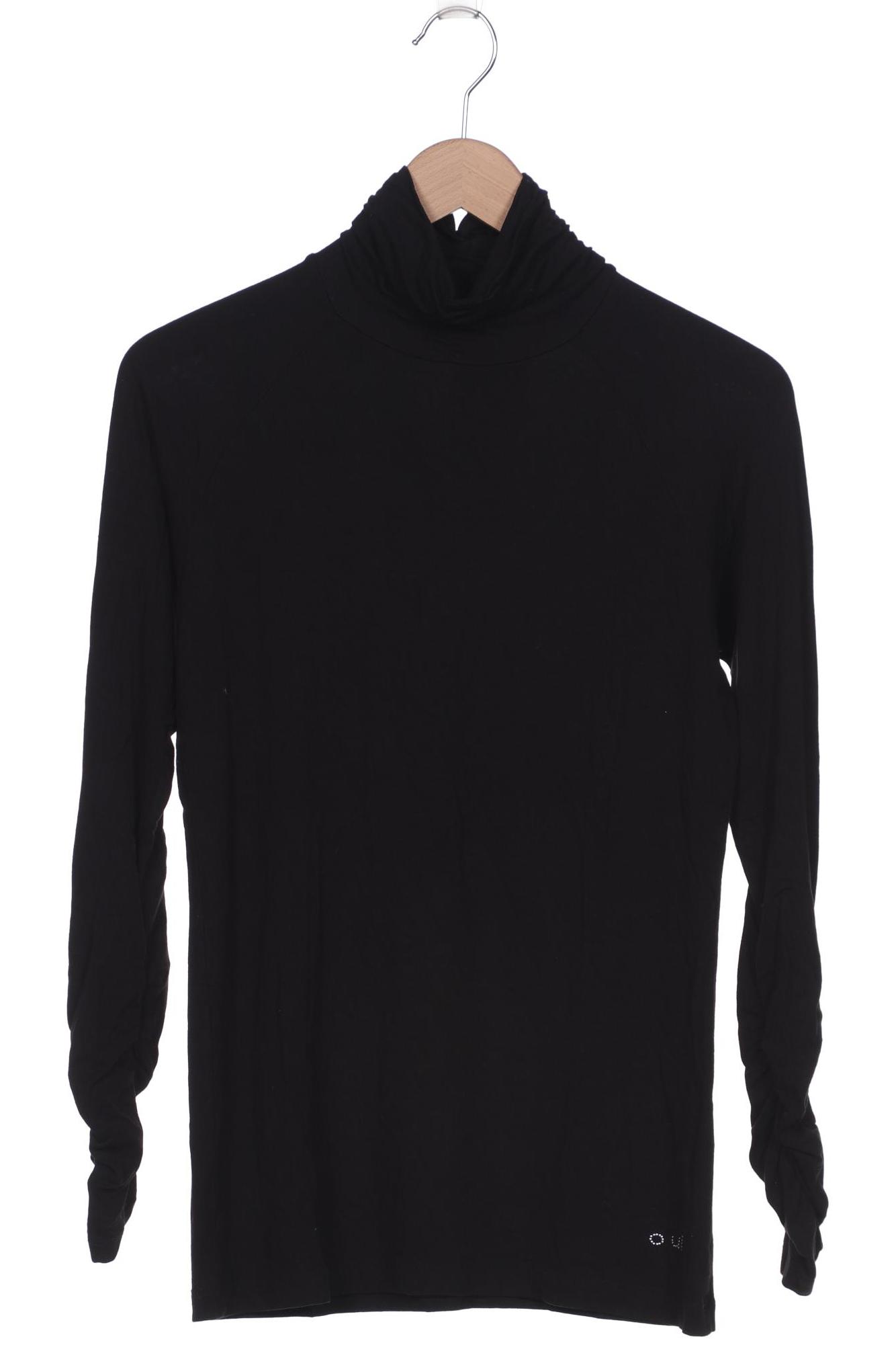 

Oui Damen Langarmshirt, schwarz, Gr. 36