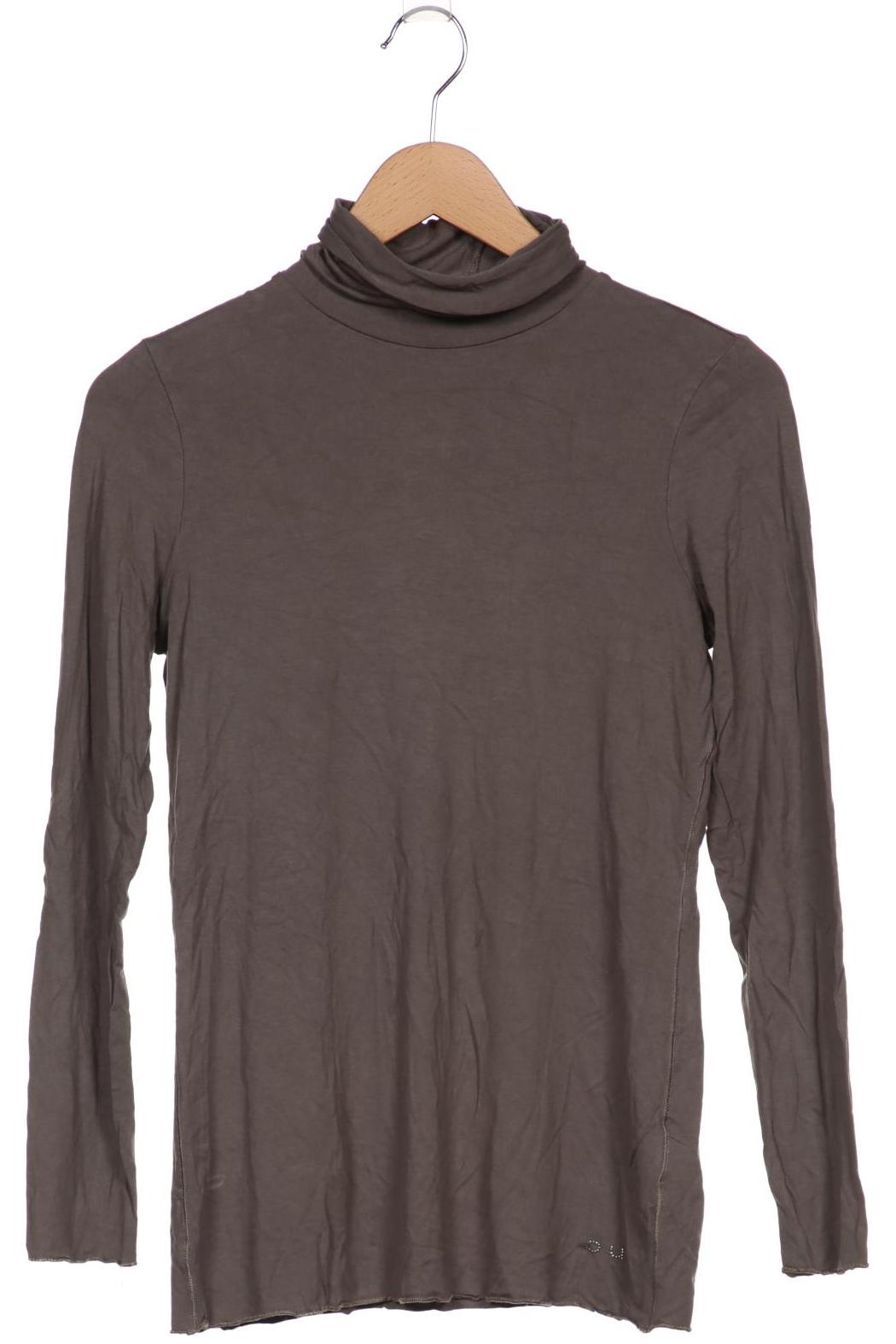 

Oui Damen Langarmshirt, grau, Gr. 36