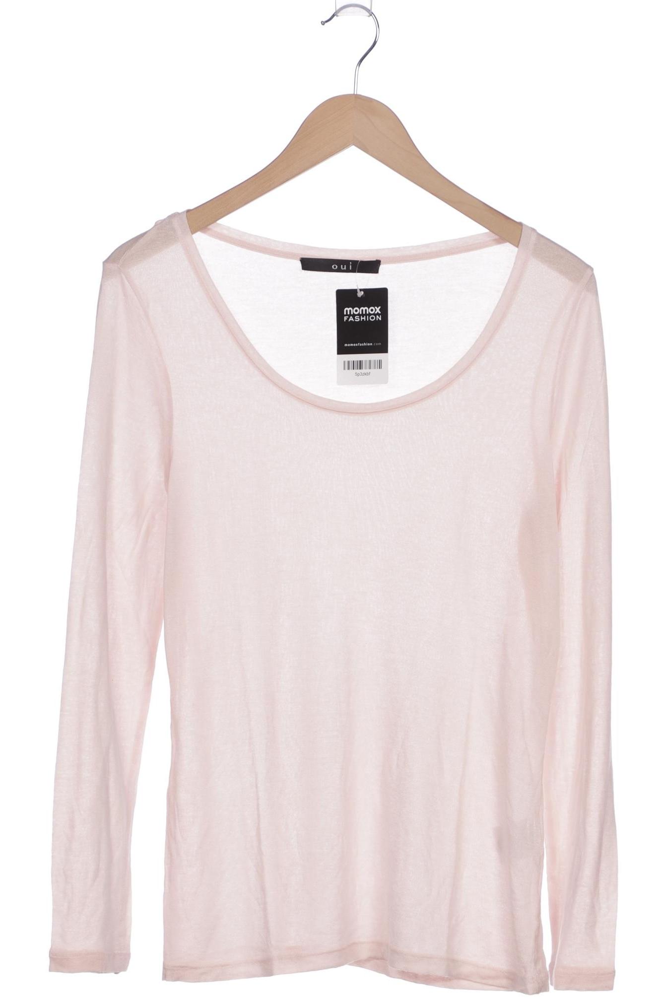 

Oui Damen Langarmshirt, pink, Gr. 42