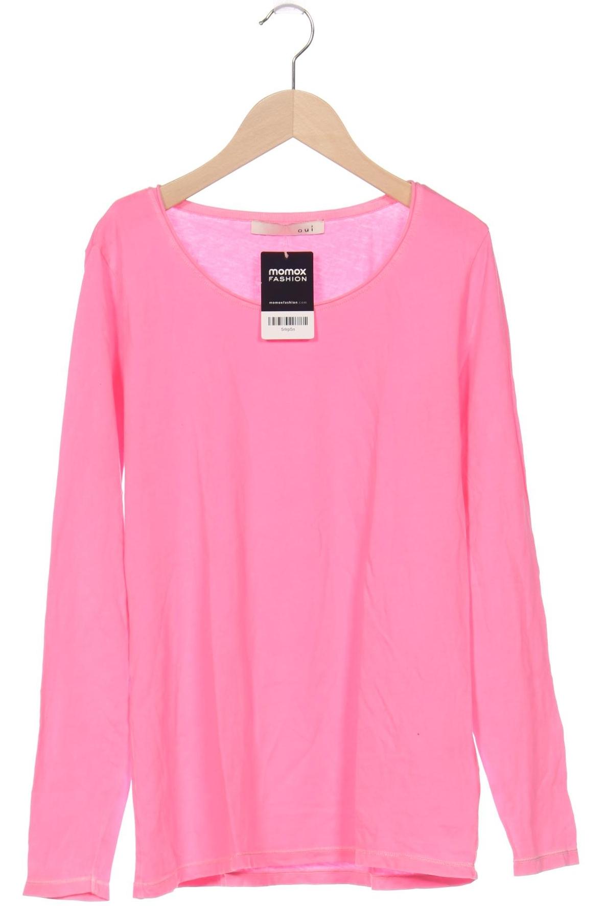 

Oui Damen Langarmshirt, pink, Gr. 38