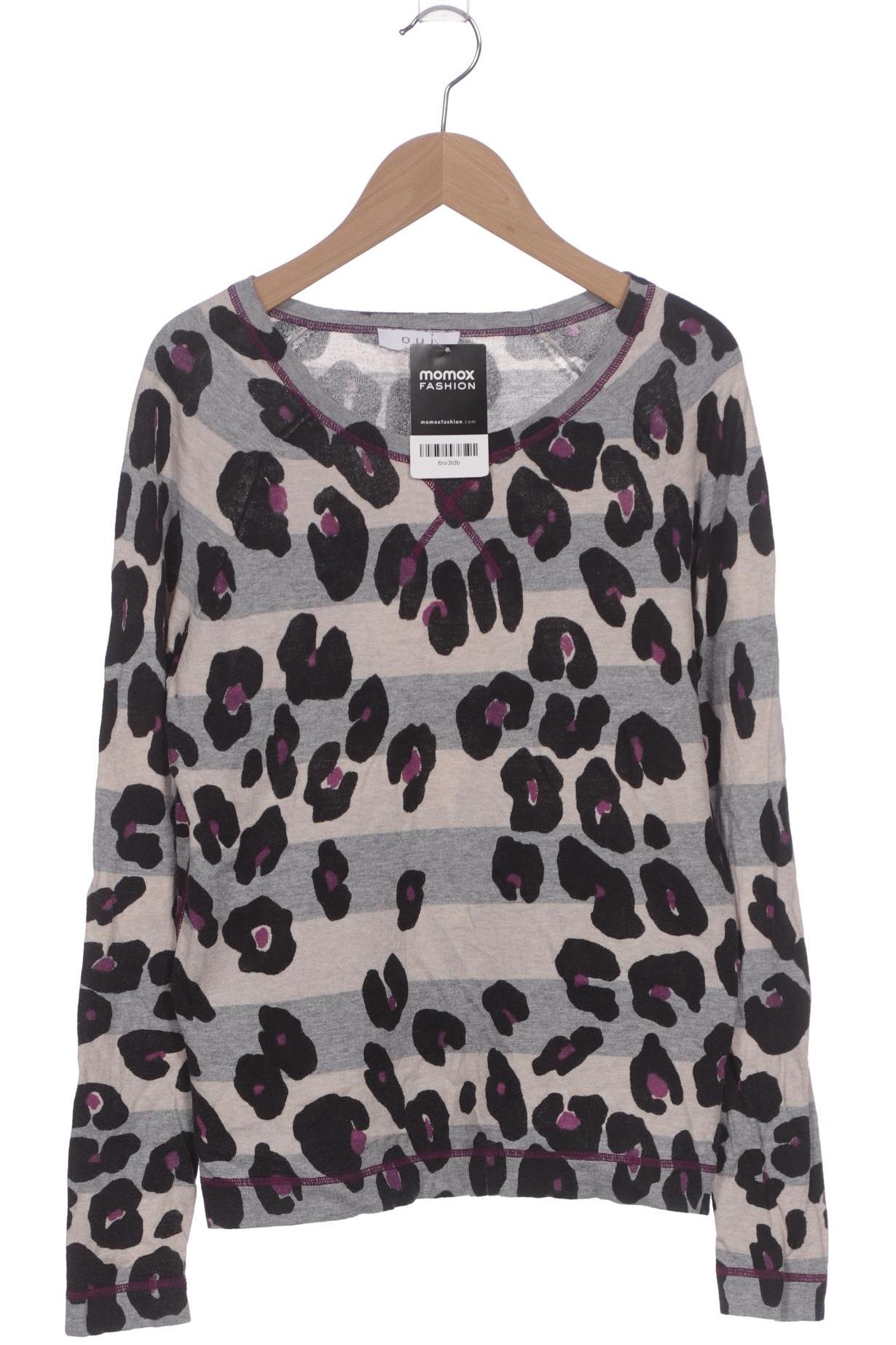 

Oui Damen Langarmshirt, grau, Gr. 36