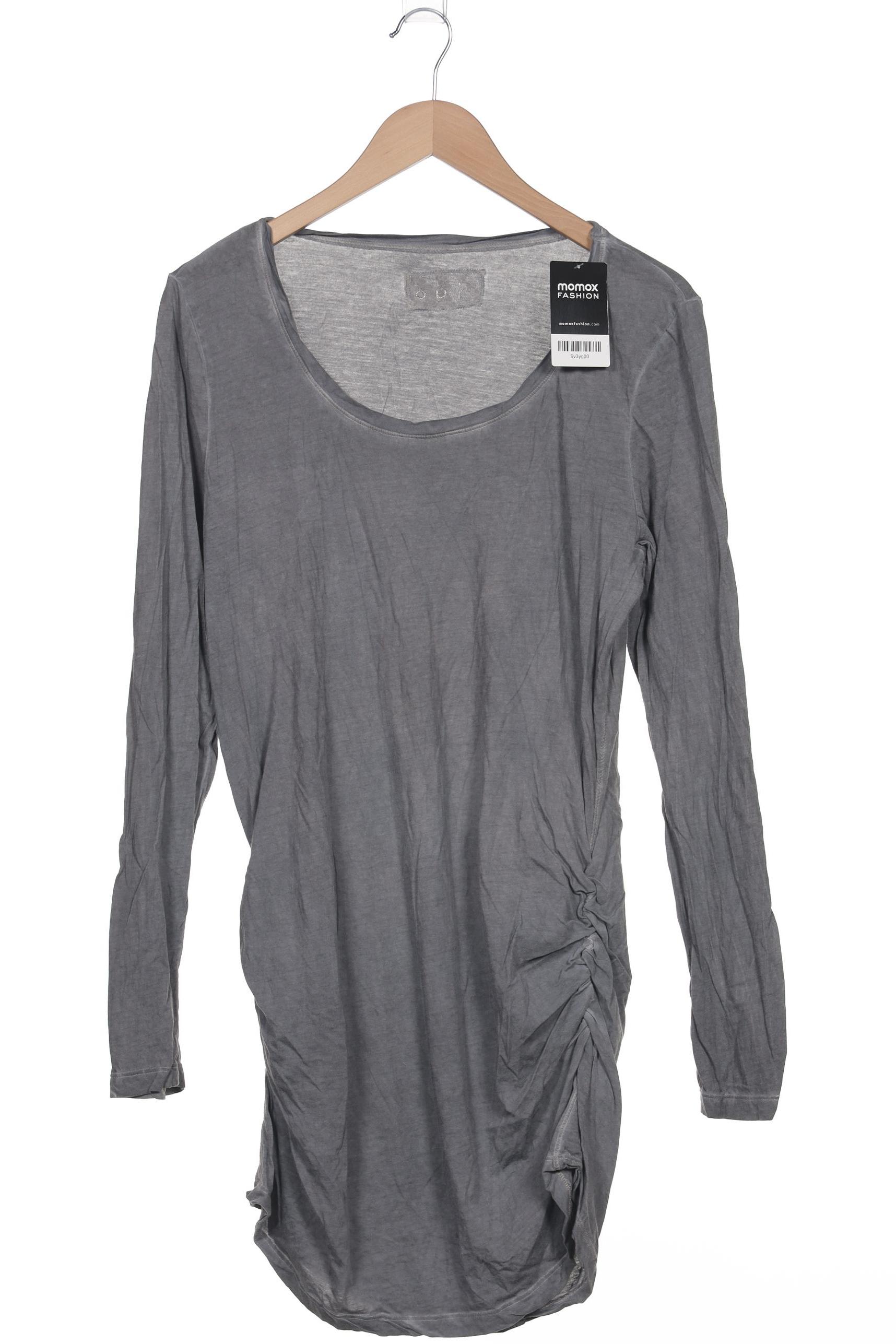 

Oui Damen Langarmshirt, grau, Gr. 42