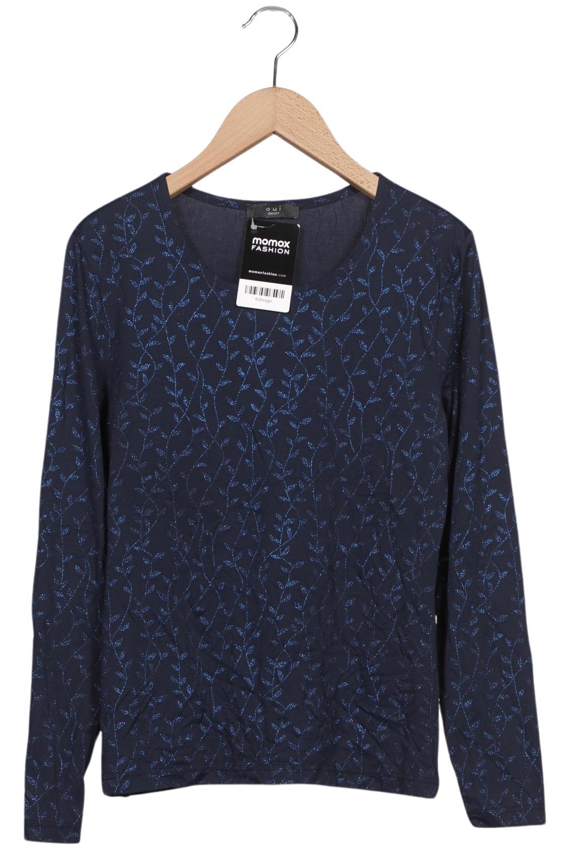 

Oui Damen Langarmshirt, marineblau, Gr. 38
