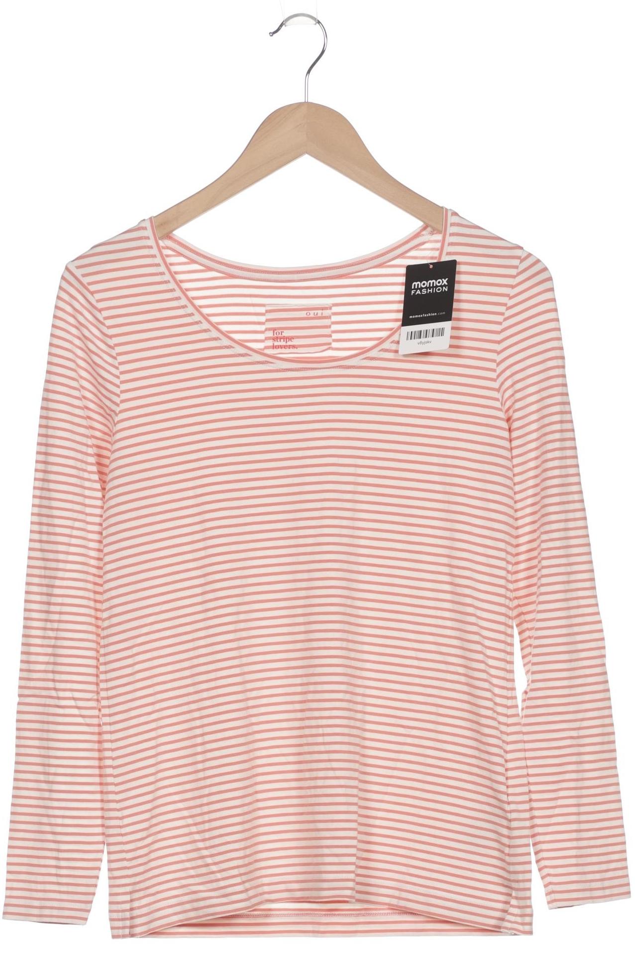

Oui Damen Langarmshirt, pink, Gr. 38