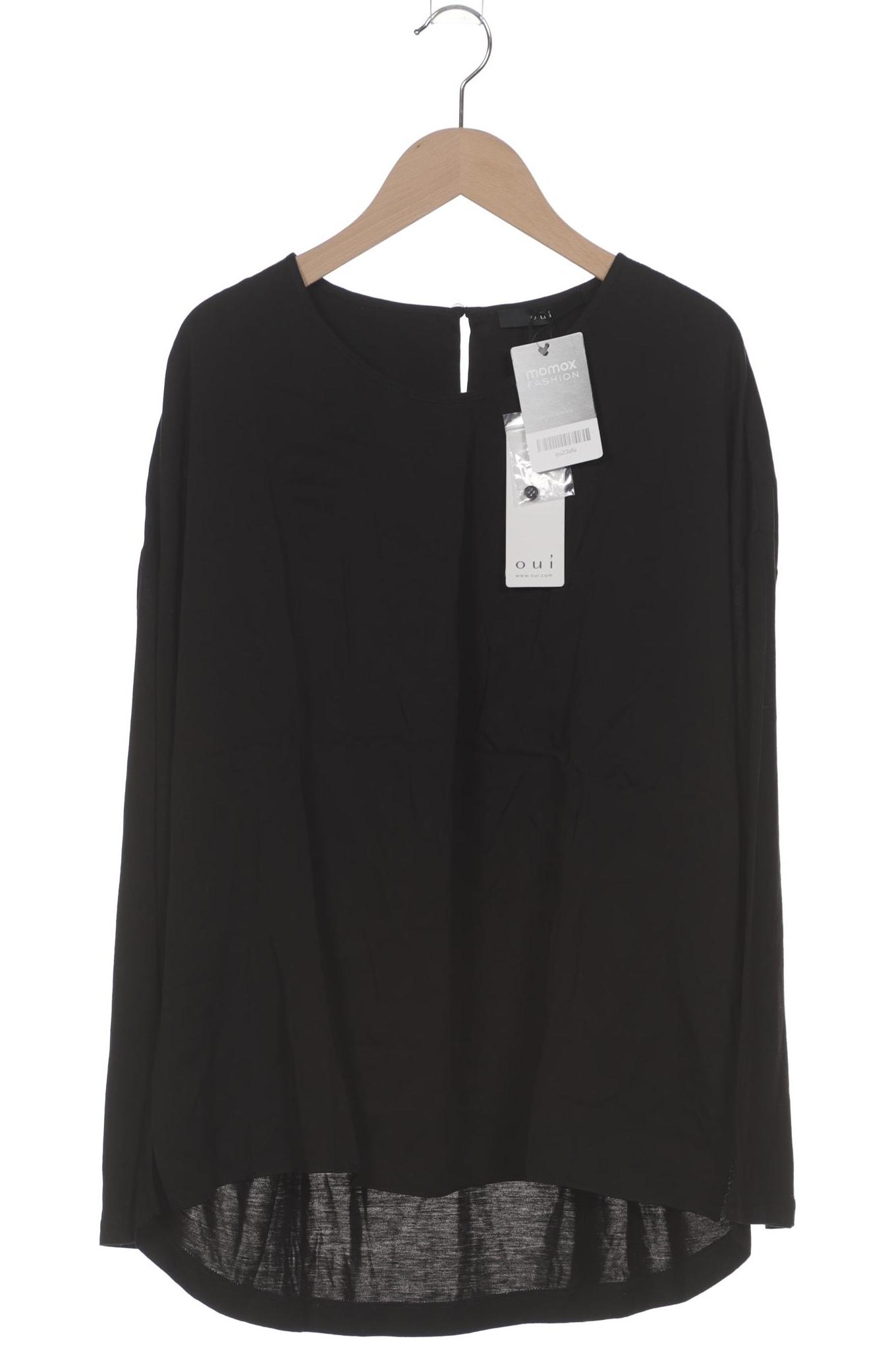 

Oui Damen Langarmshirt, schwarz, Gr. 42