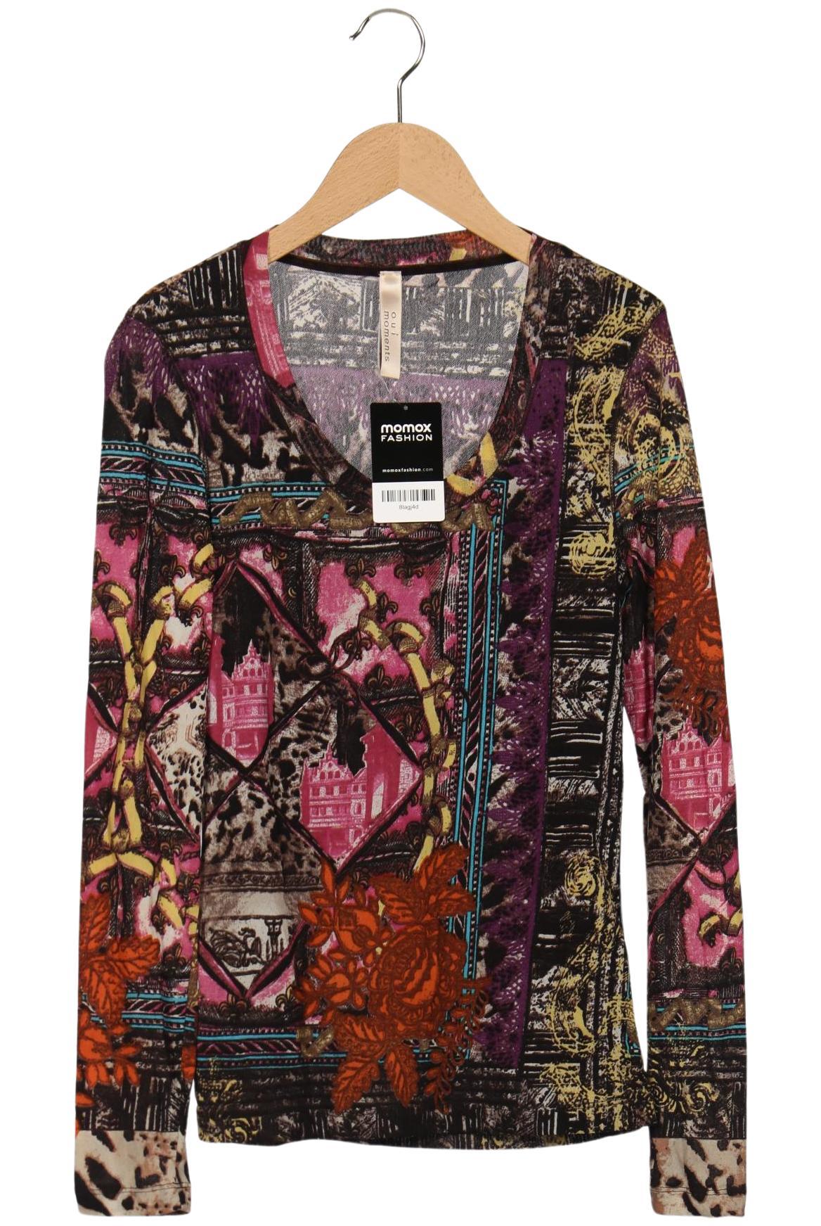 

Oui Damen Langarmshirt, mehrfarbig, Gr. 34