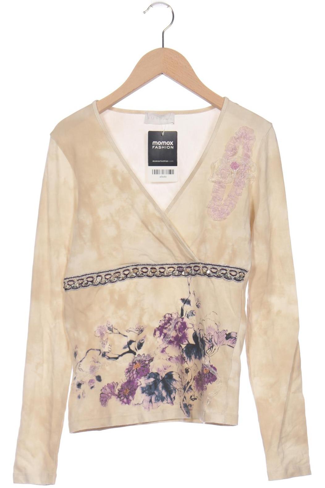 

Oui Damen Langarmshirt, beige, Gr. 36