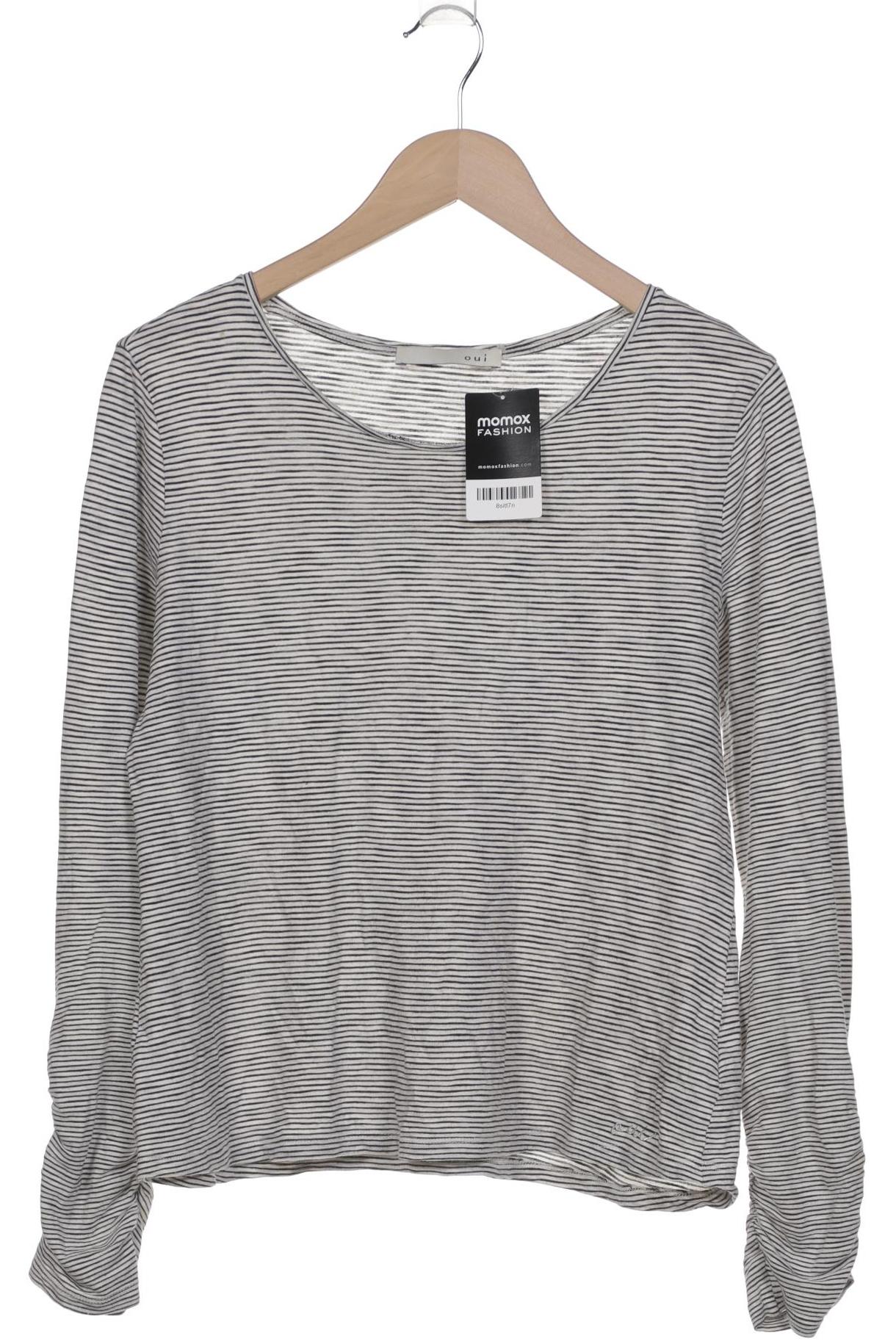 

Oui Damen Langarmshirt, schwarz, Gr. 40