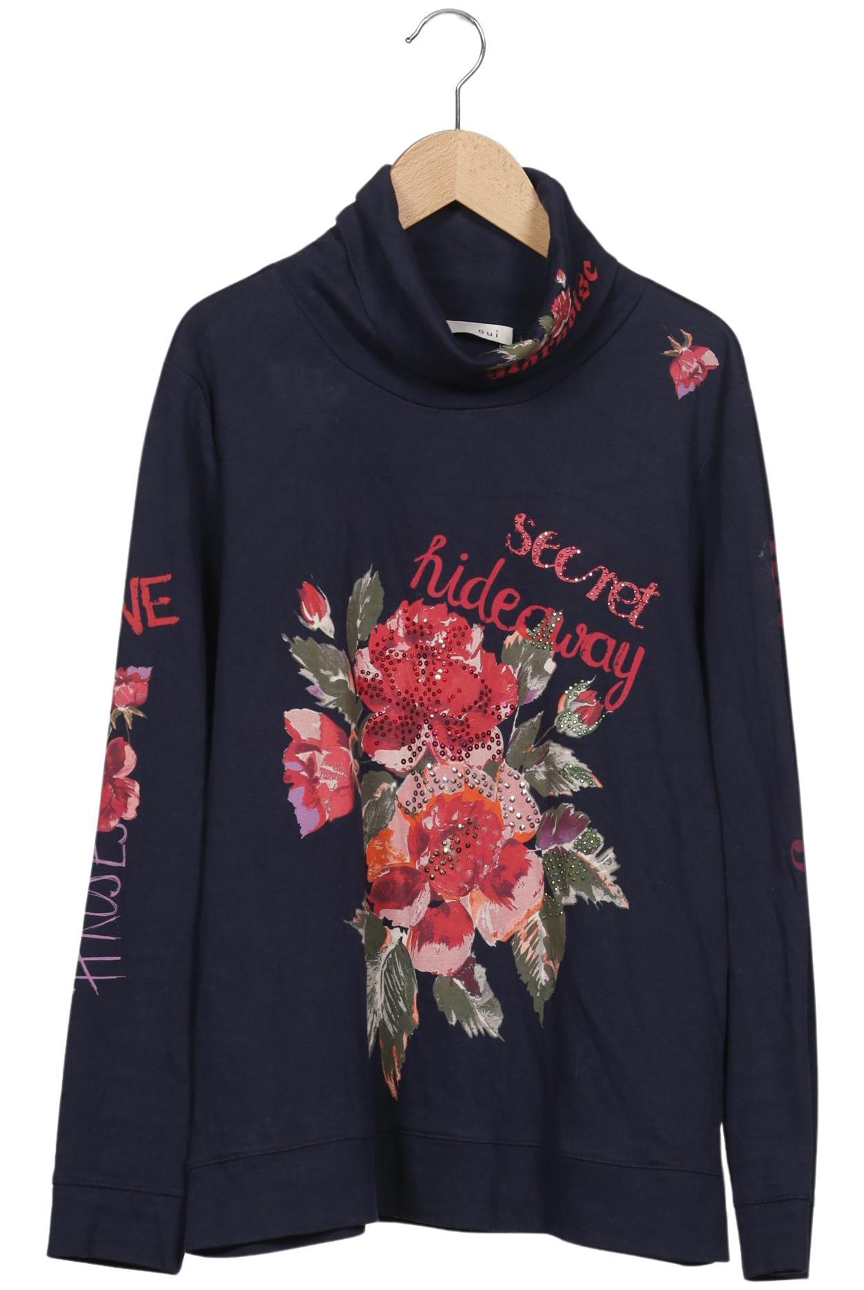 

Oui Damen Langarmshirt, marineblau, Gr. 42