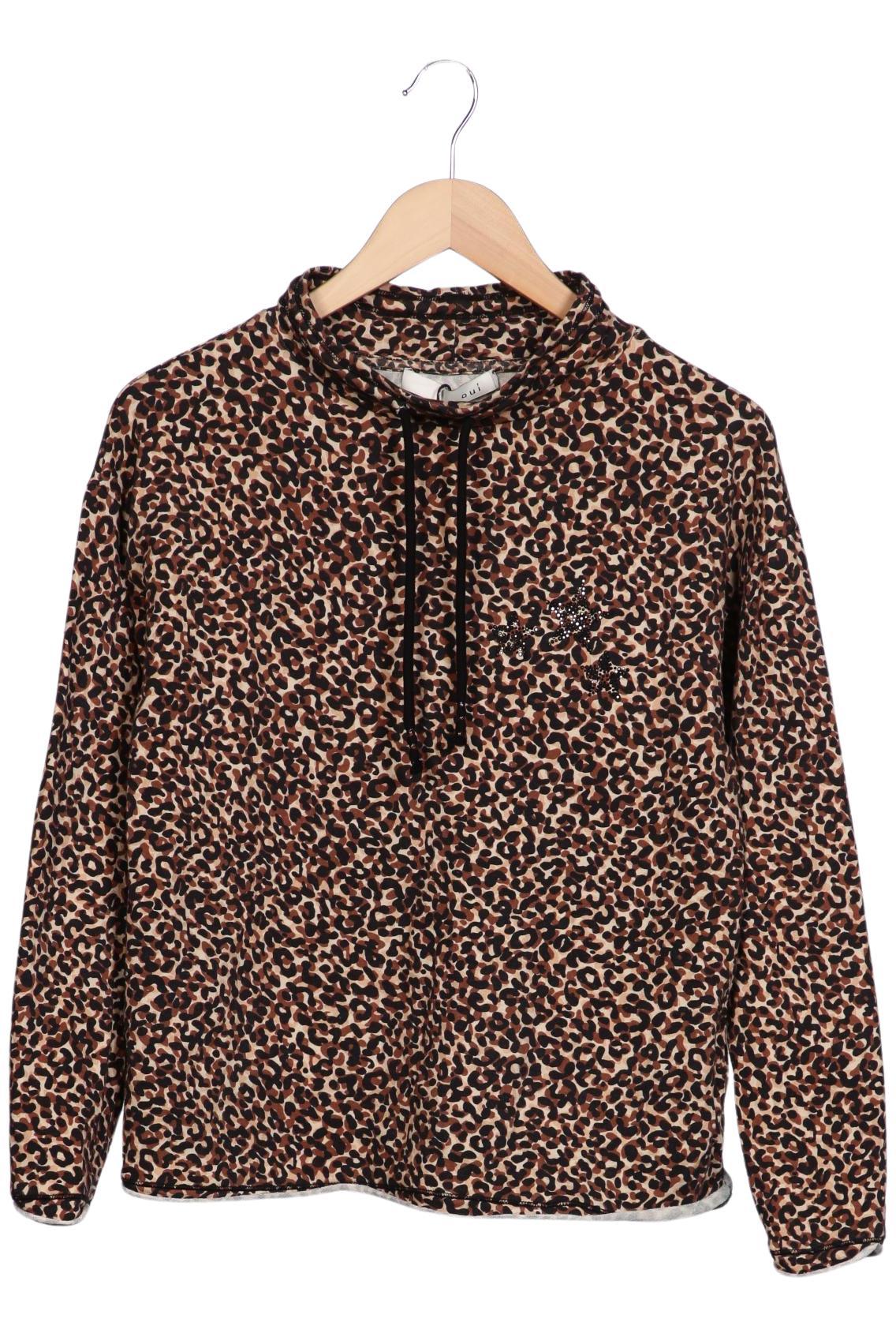 

Oui Damen Langarmshirt, braun, Gr. 36