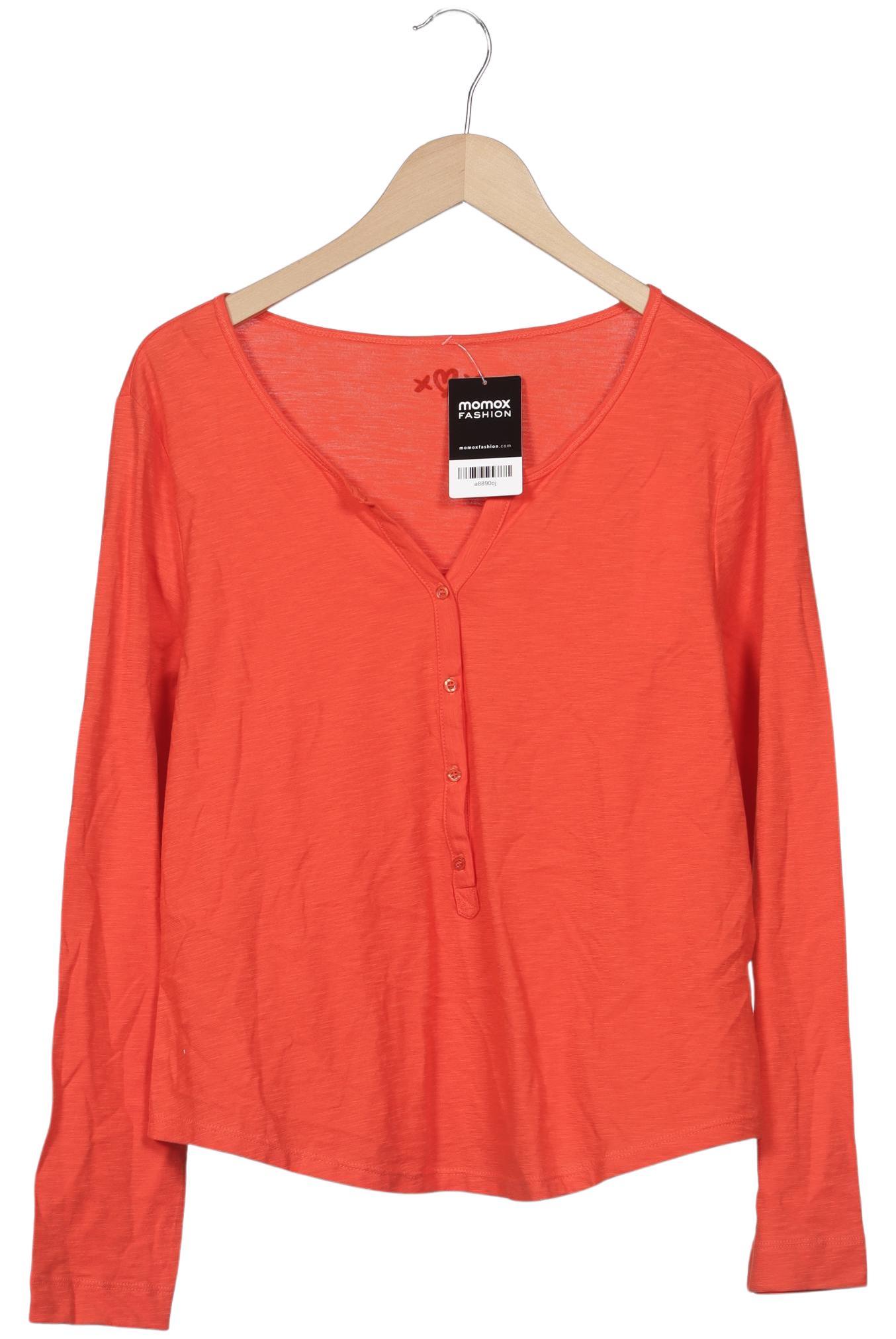 

Oui Damen Langarmshirt, orange, Gr. 42