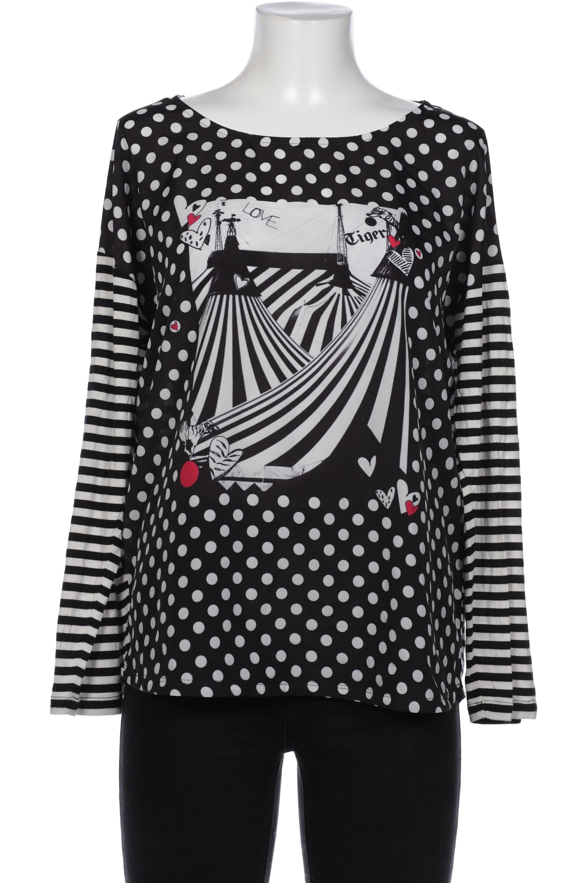 

Oui Damen Langarmshirt, schwarz, Gr. 42