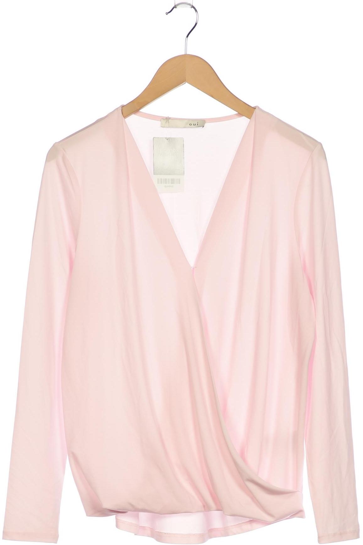 

Oui Damen Langarmshirt, pink, Gr. 38