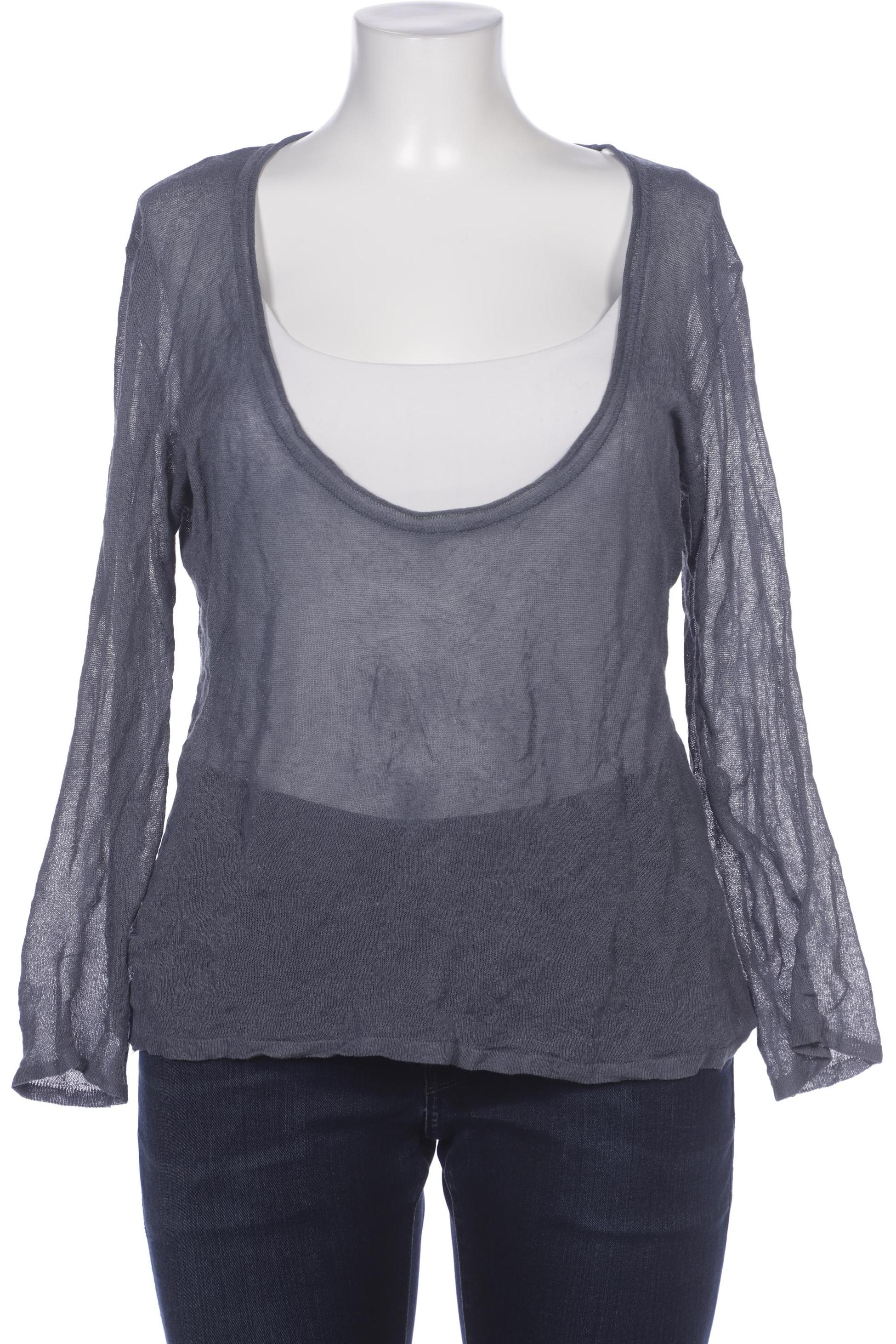 

Oui Damen Langarmshirt, blau, Gr. 44