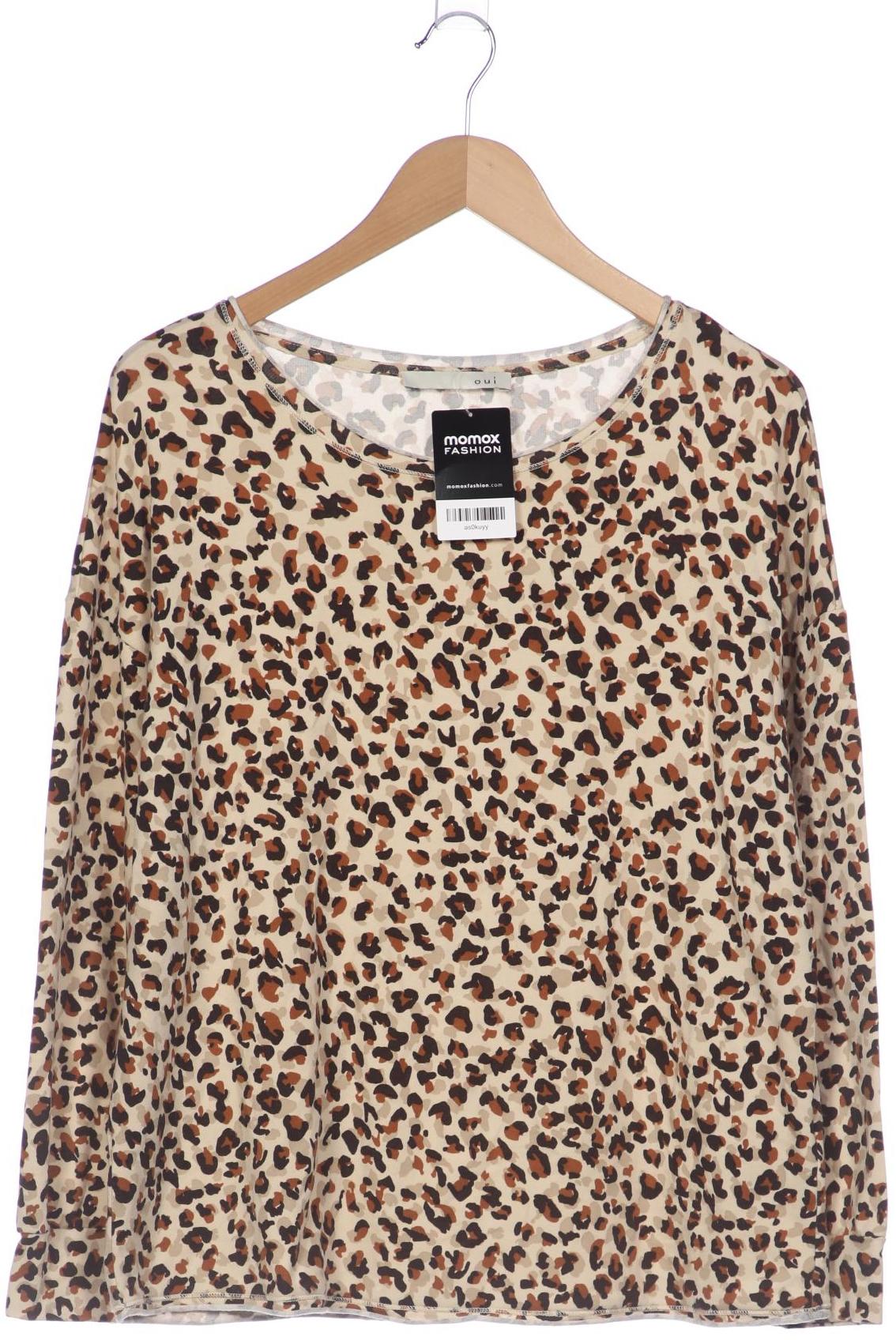 

Oui Damen Langarmshirt, beige, Gr. 40