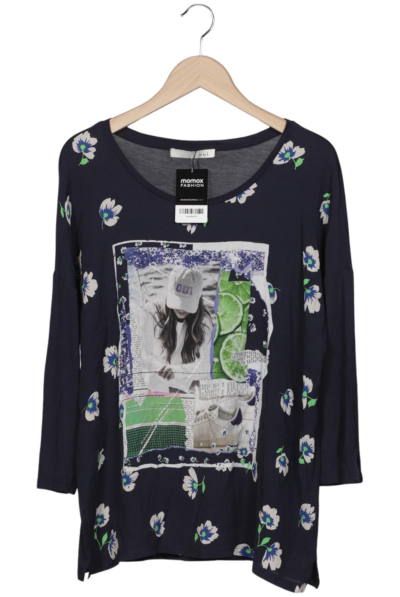 

Oui Damen Langarmshirt, marineblau, Gr. 42