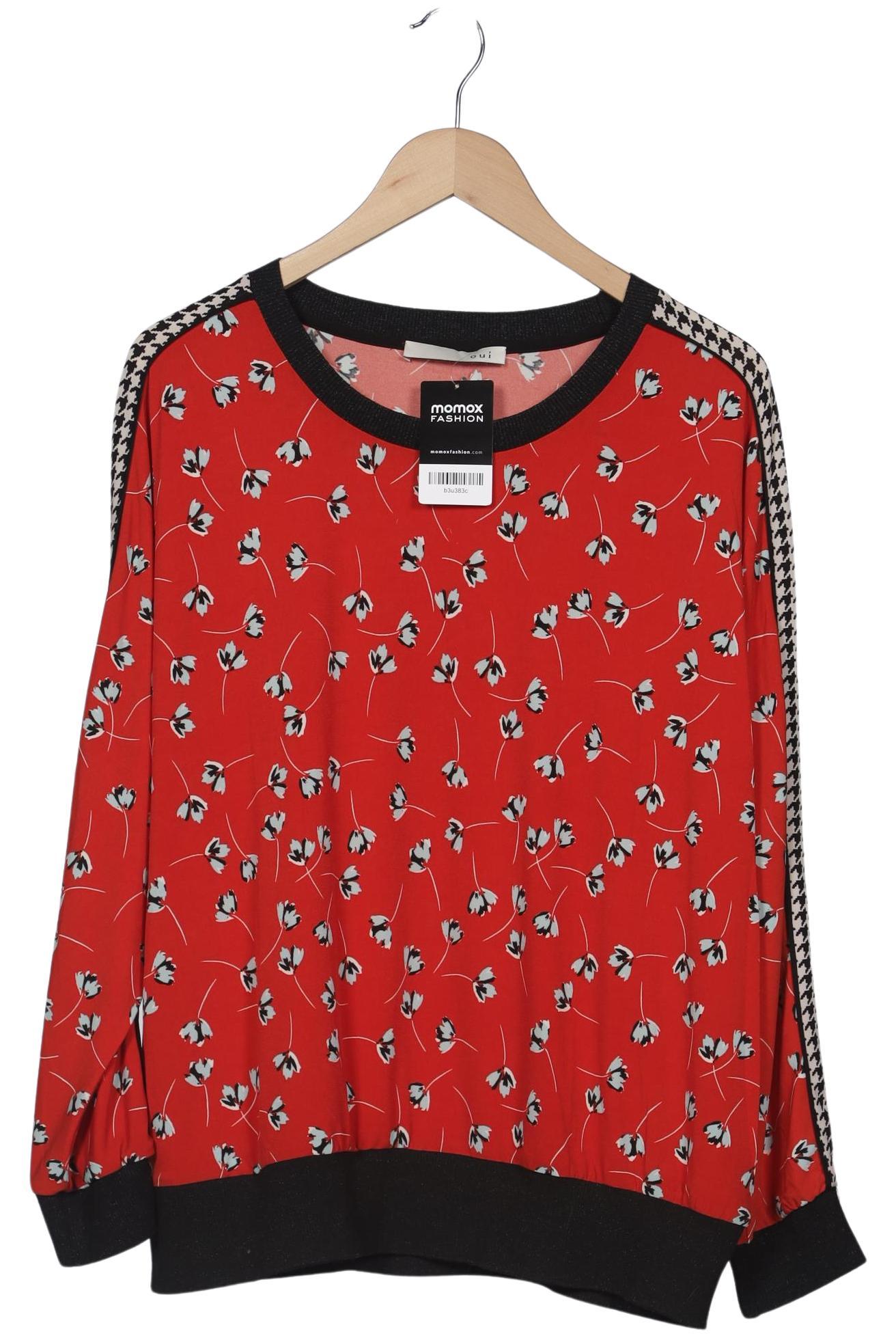 

Oui Damen Langarmshirt, rot, Gr. 44